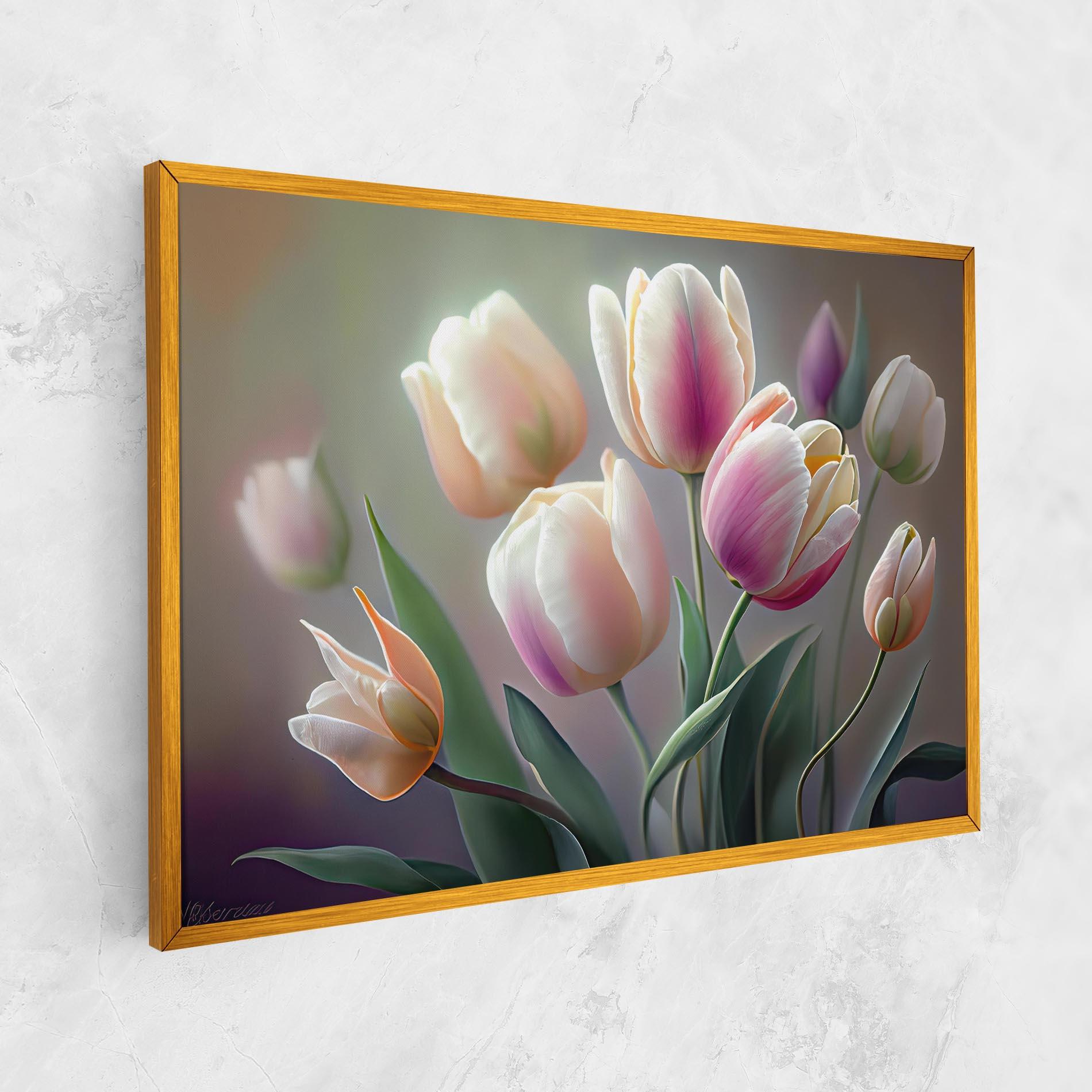 Tablou Canvas Pretty Tulips mockup 1