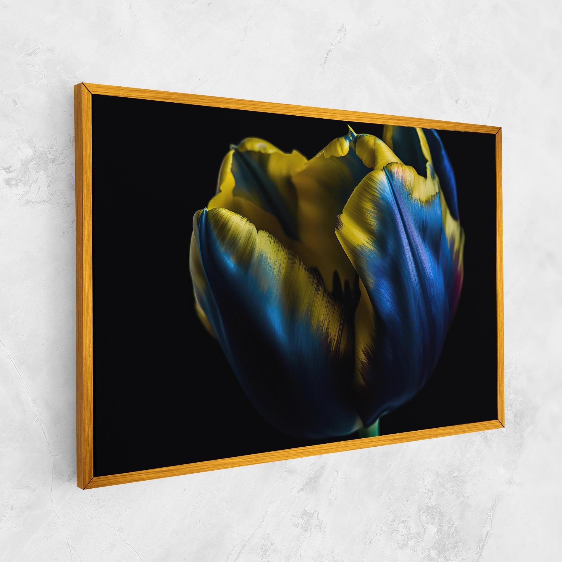 Yellow Blue Tulip mockup 1