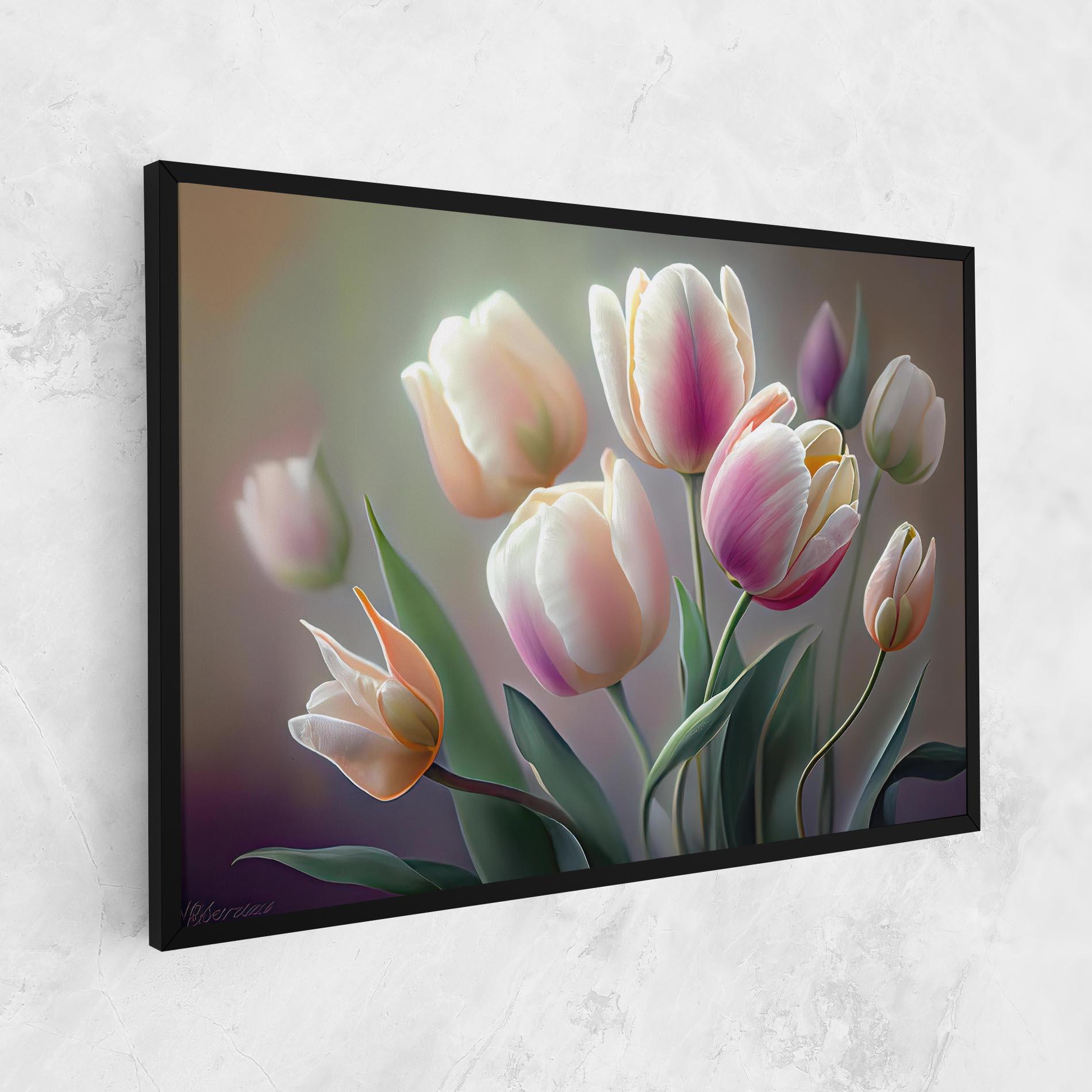 Tablou Canvas Pretty Tulips mockup 1