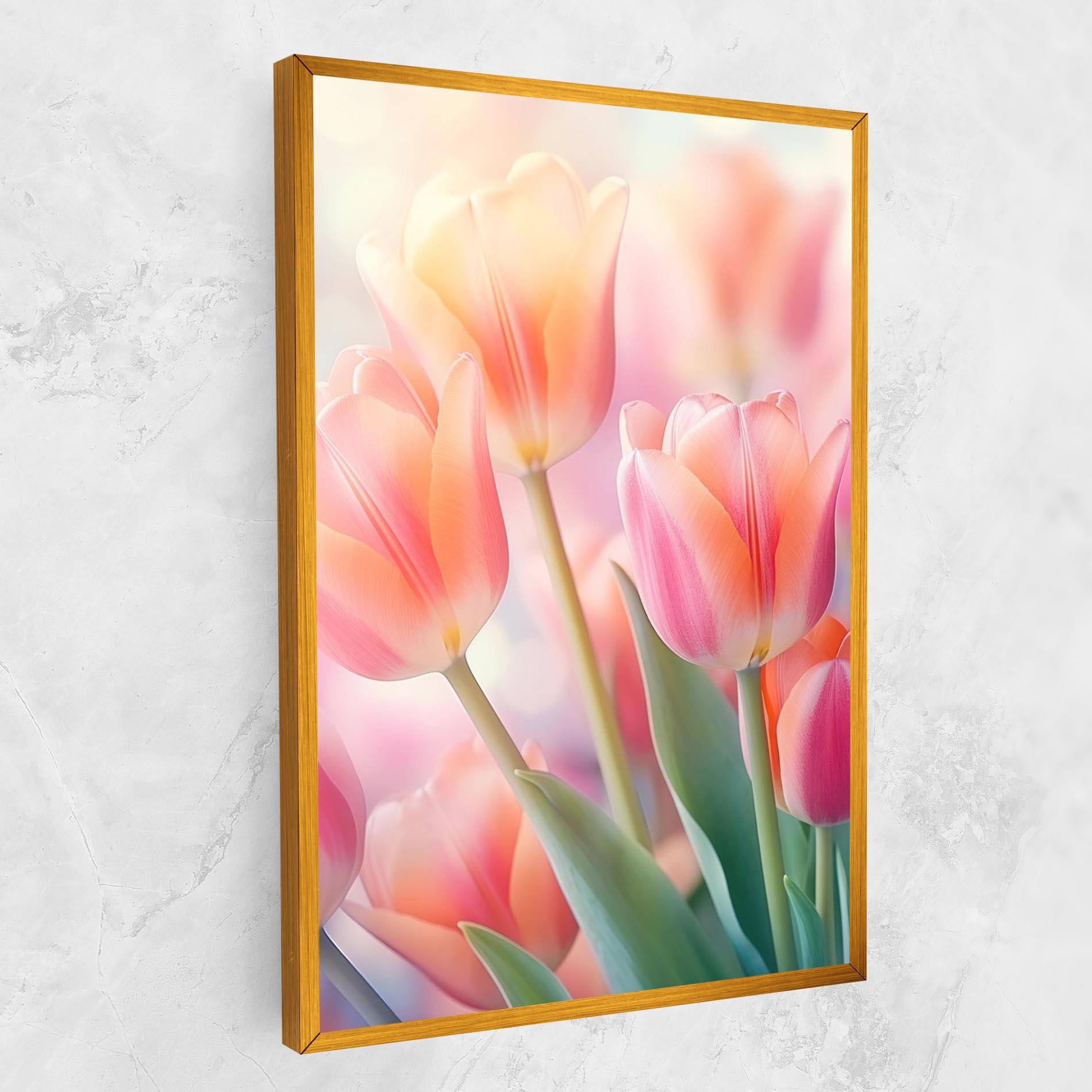 Tablou Canvas Dreamy Tulips mockup 1