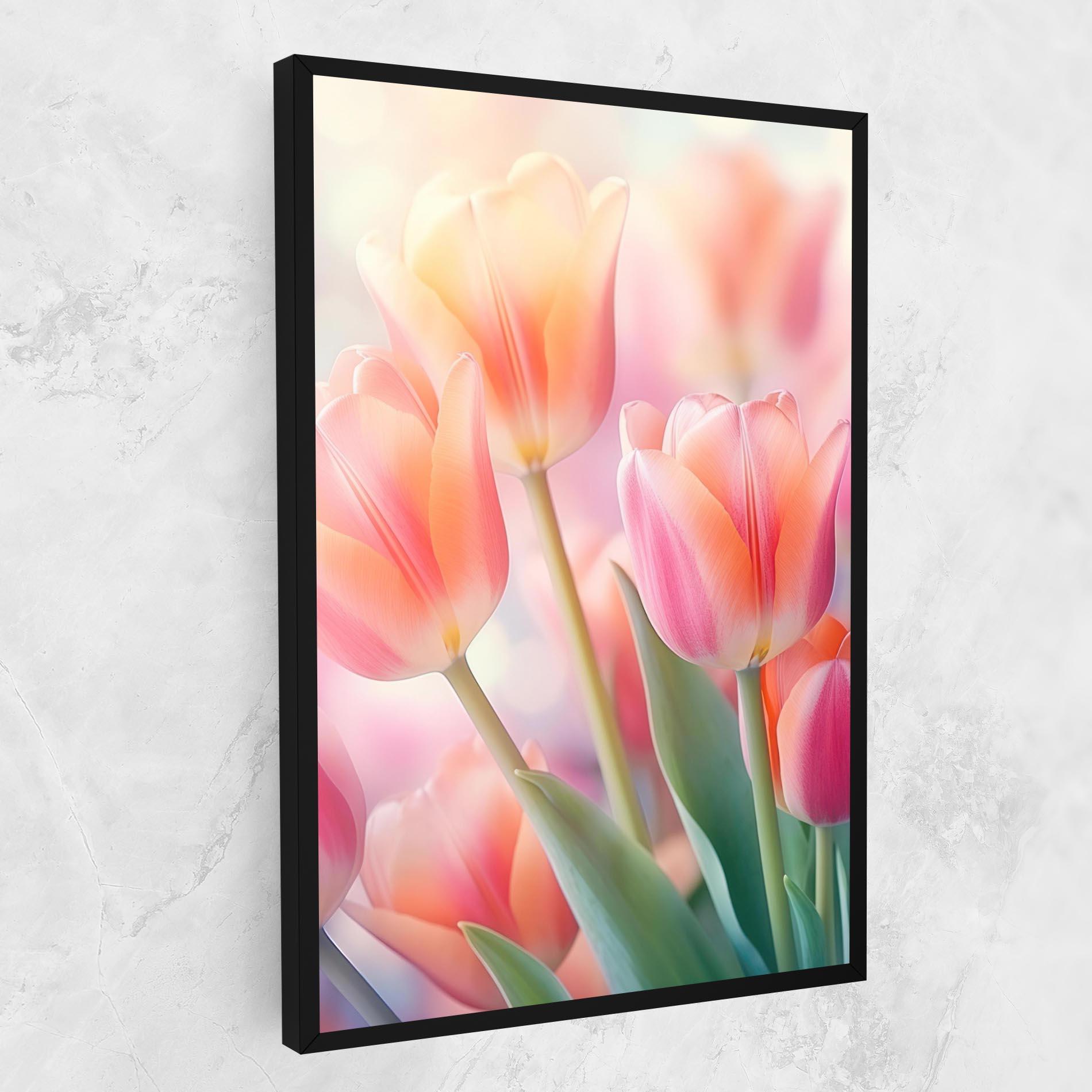Tablou Canvas Dreamy Tulips mockup 1