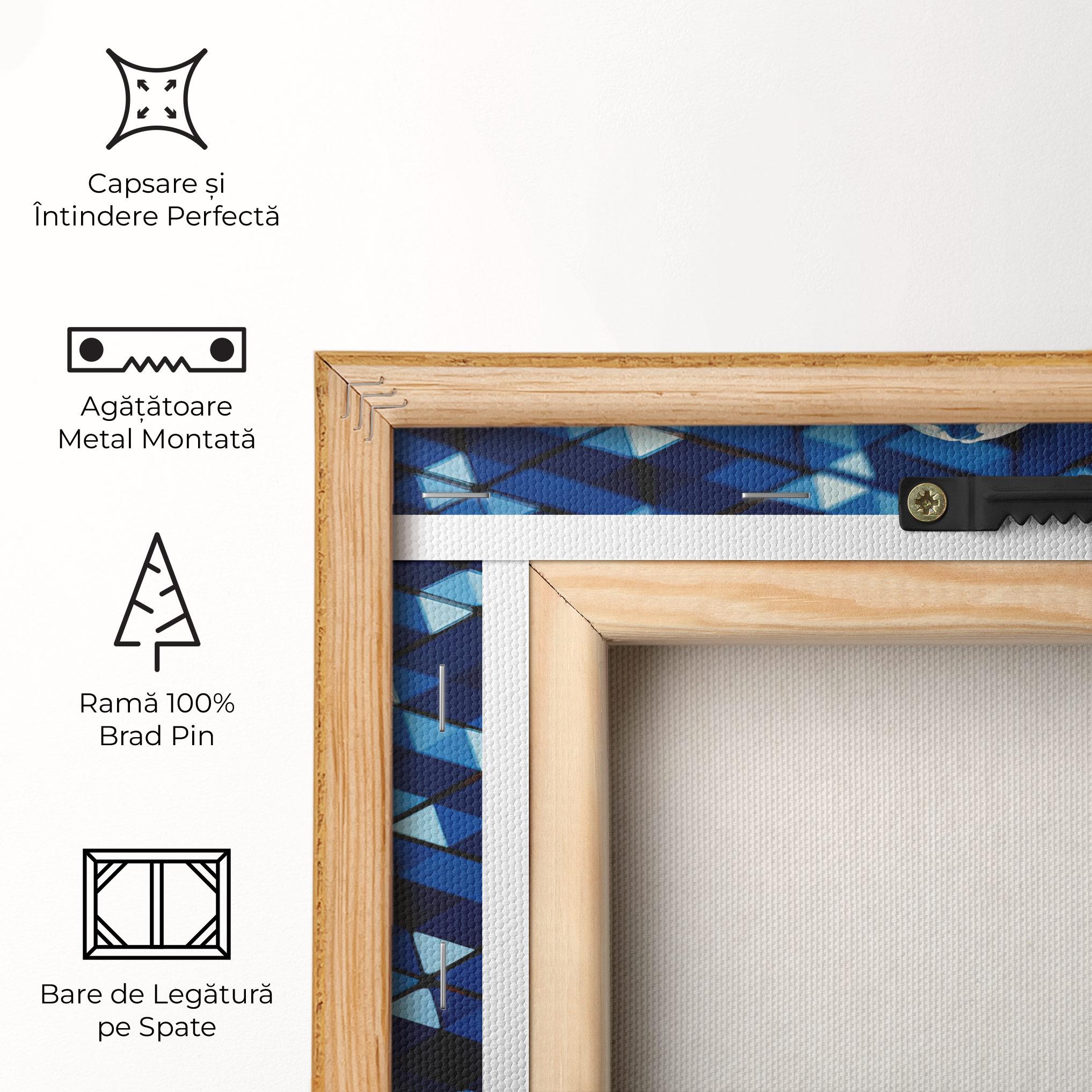 Tablou Canvas Blue Tulip mockup 5