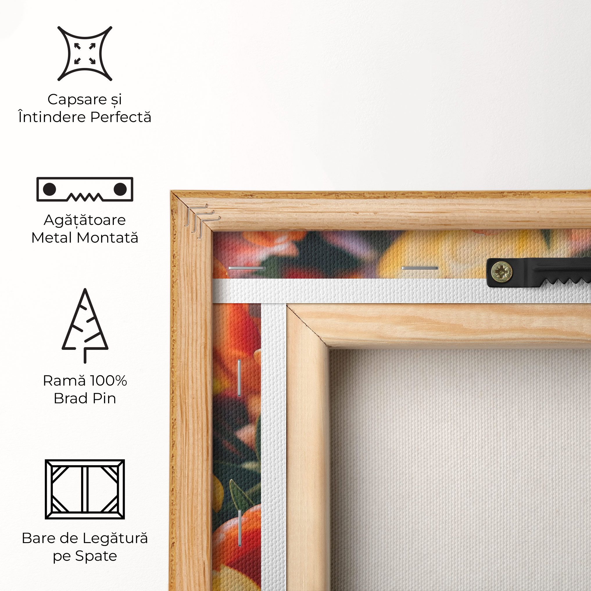 Orange Yellow Tulips mockup 5