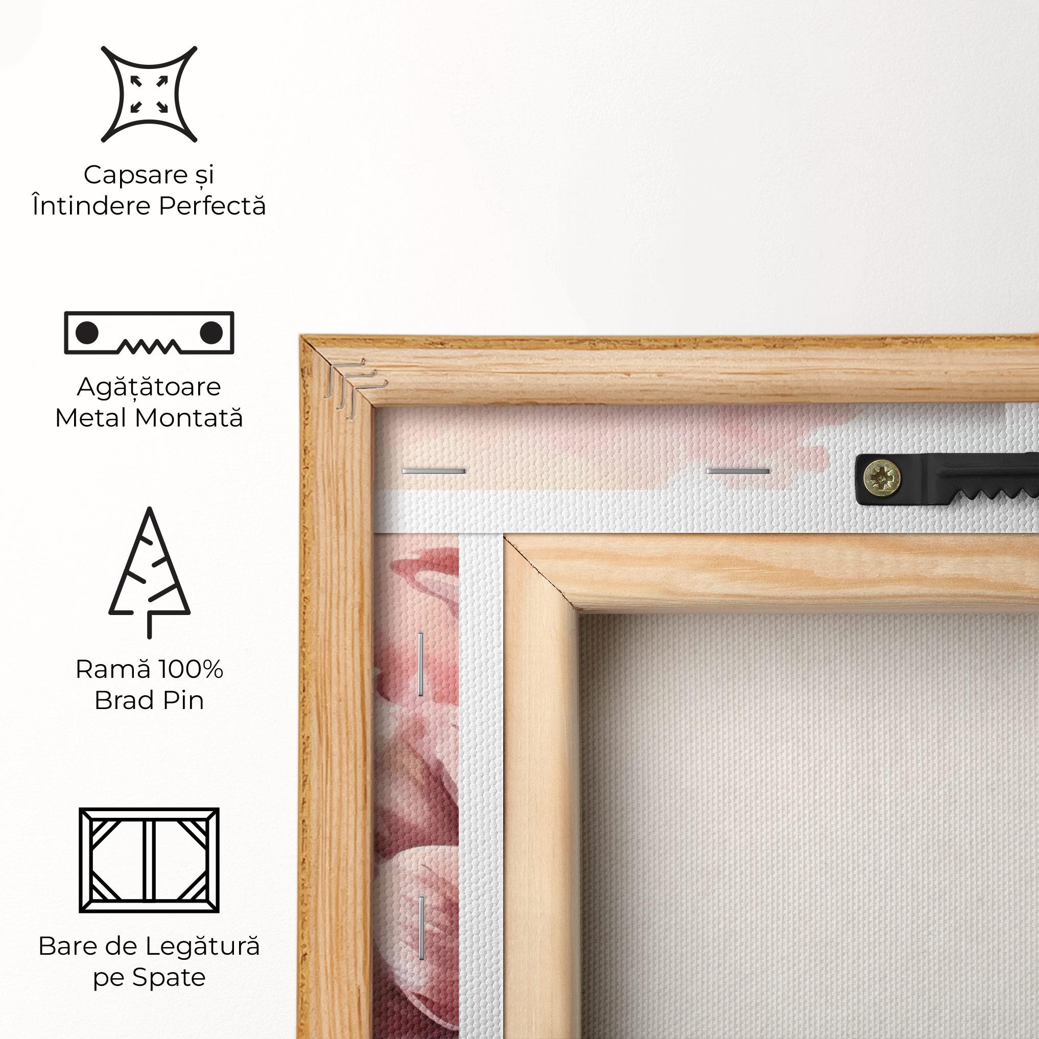 Tablou Canvas Pastel Tulips mockup 5