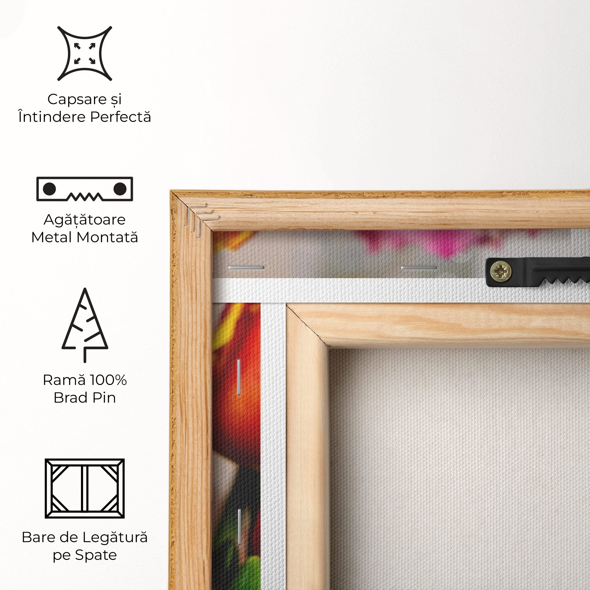 Pink Orange Tulips mockup 5