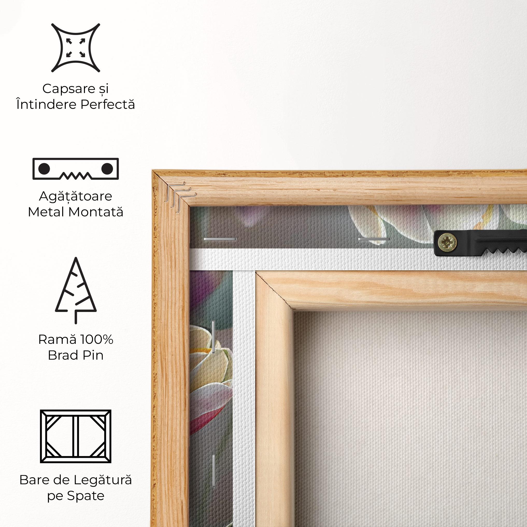 Tablou Canvas Pretty Tulips mockup 5