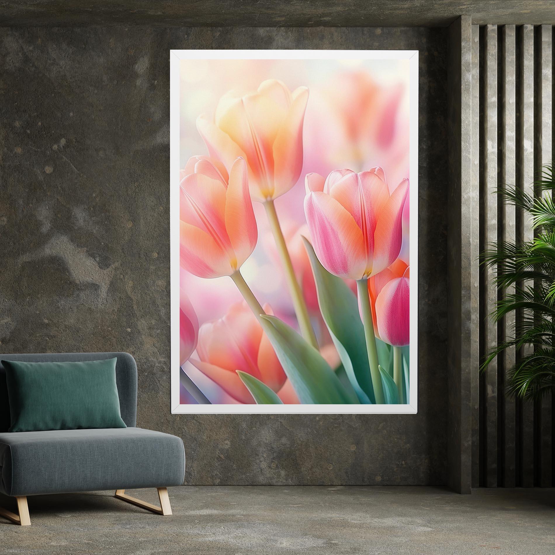 Tablou Canvas Dreamy Tulips mockup 7