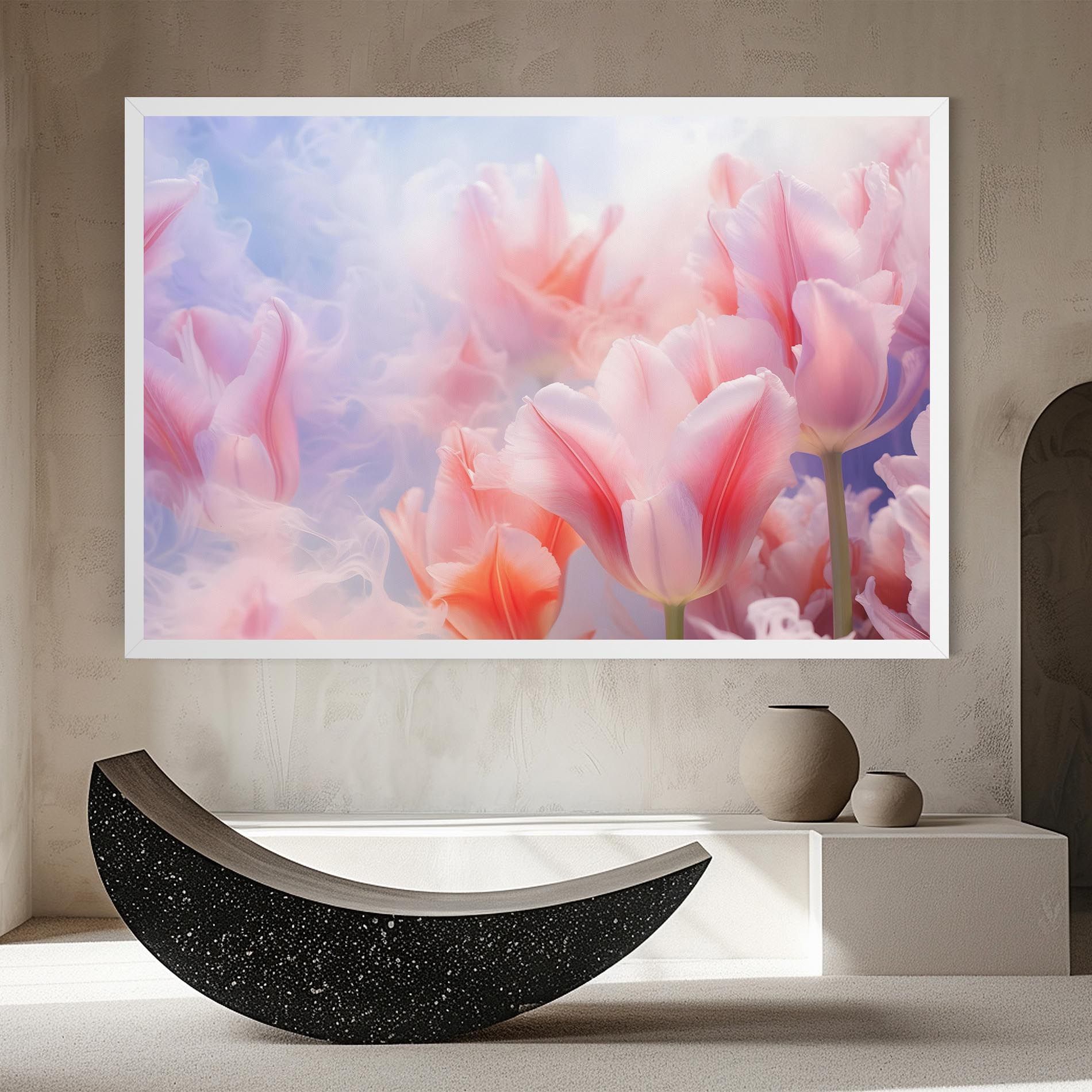Dreamy Pink Tulips mockup 8