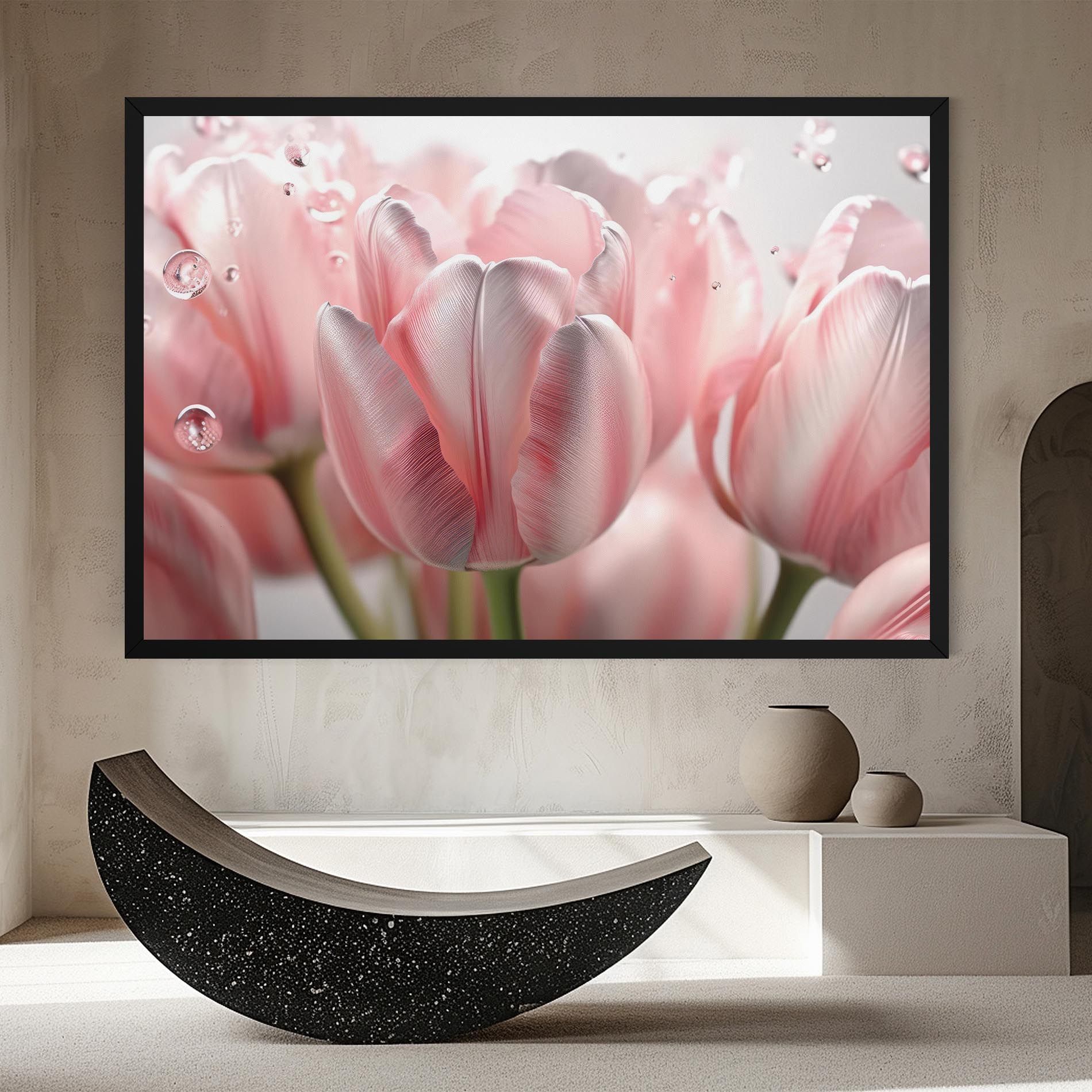 Pink Pretty Tulips mockup 8