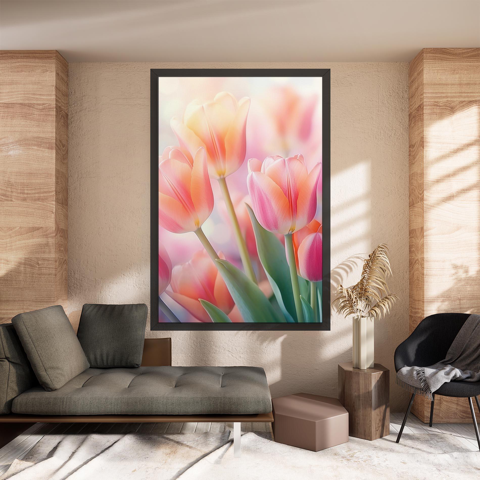 Tablou Canvas Dreamy Tulips mockup 8