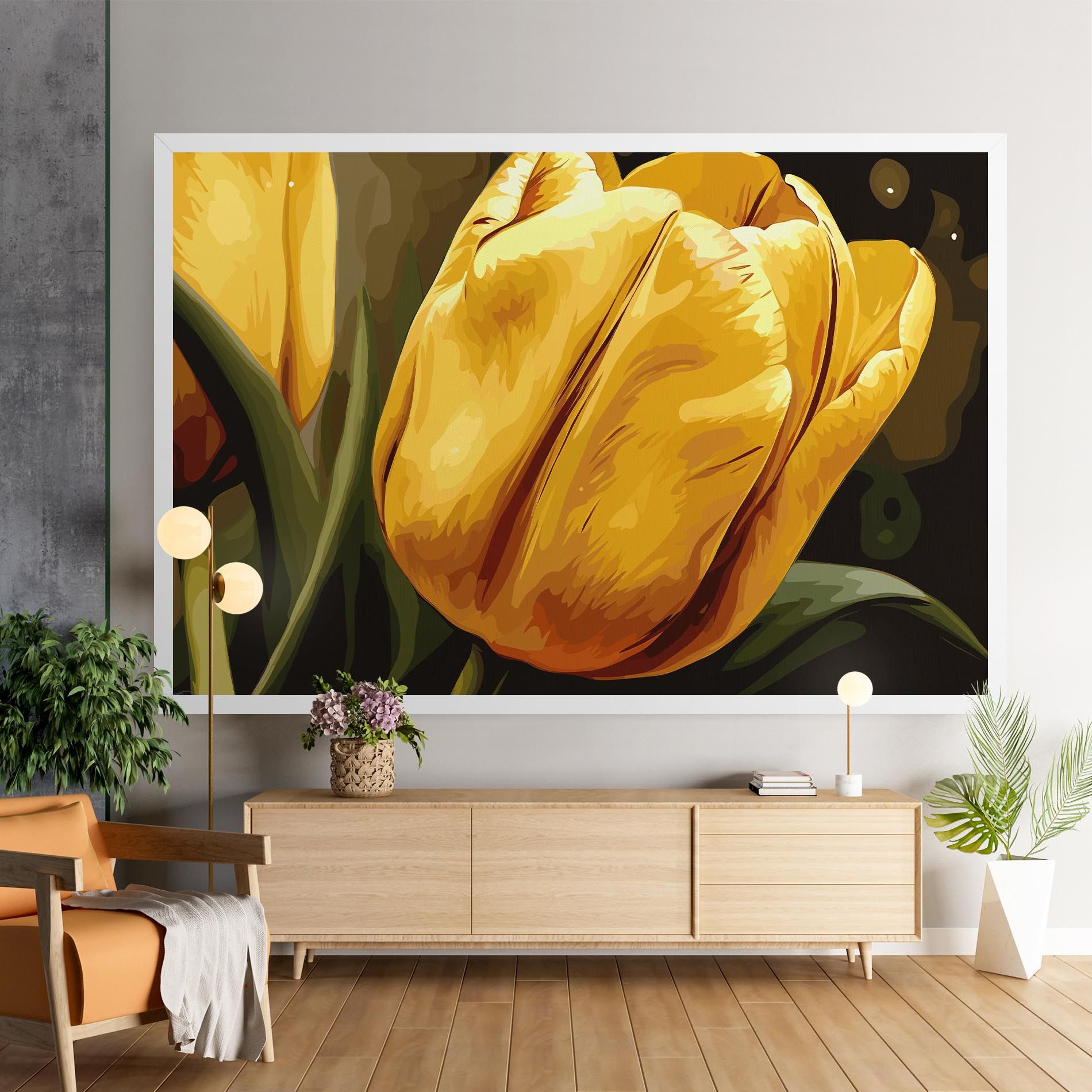 Big Yellow Tulip mockup 9