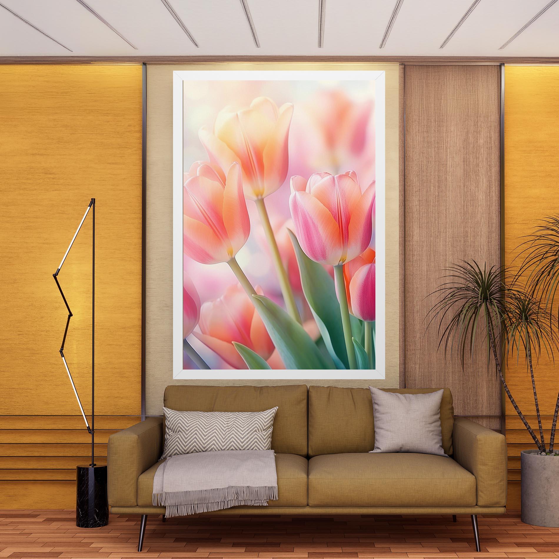 Tablou Canvas Dreamy Tulips mockup 9