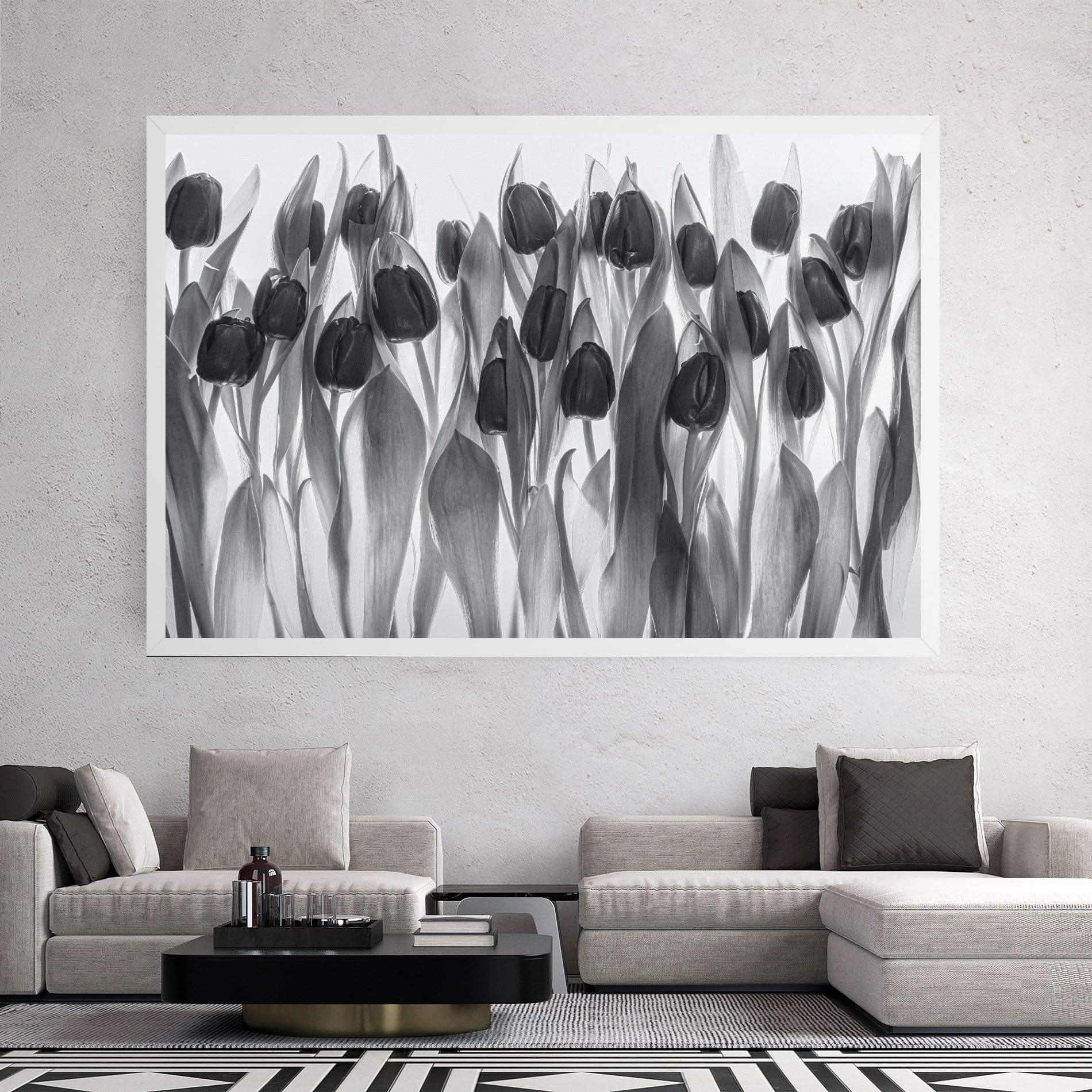 Grey Tulips mockup 2