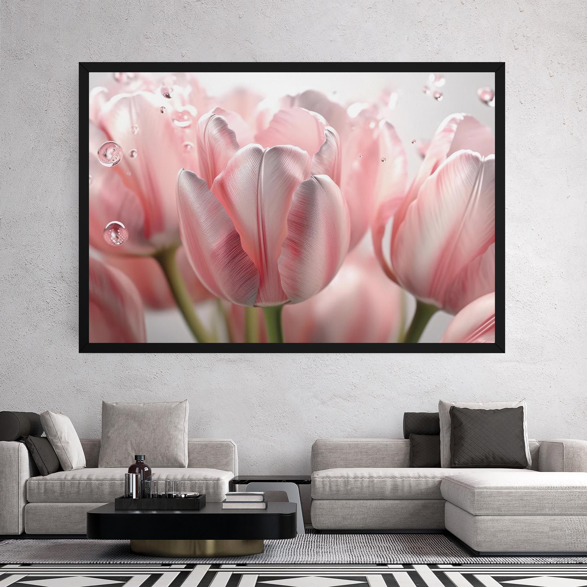 Pink Pretty Tulips mockup 2