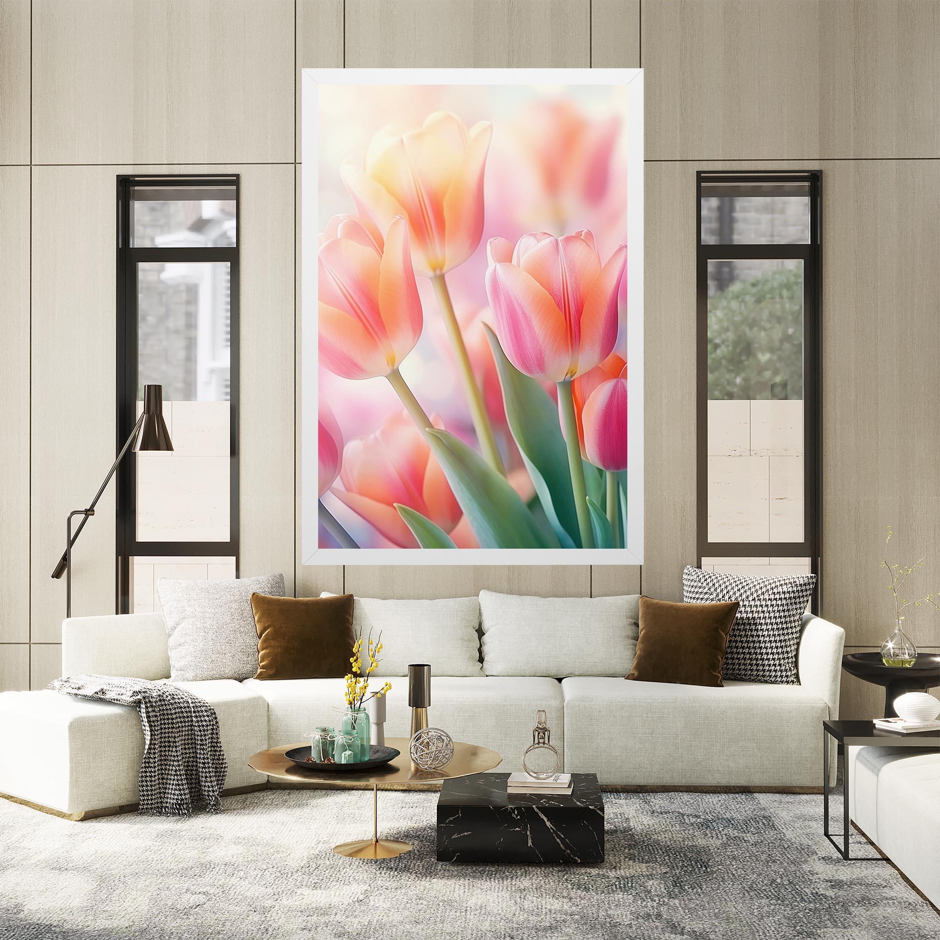 Tablou Canvas Dreamy Tulips mockup 2