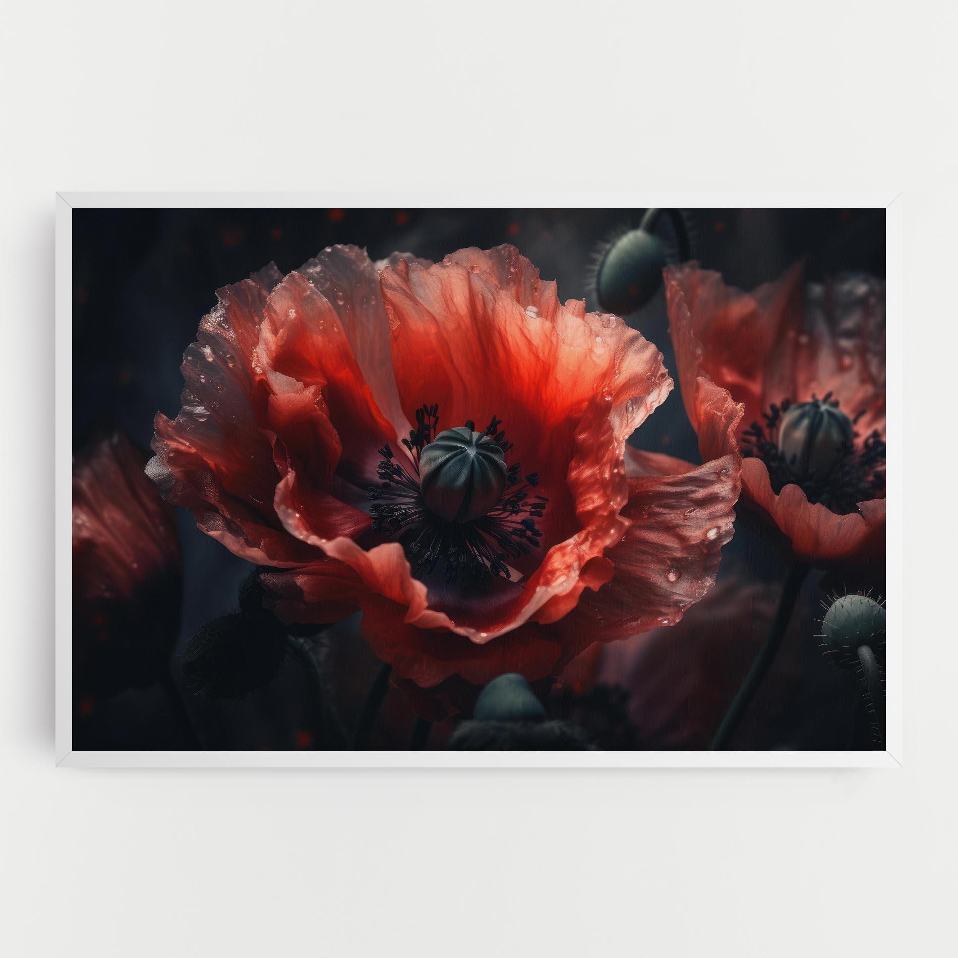 Tablou Canvas Dark Shade Poppy mockup 0