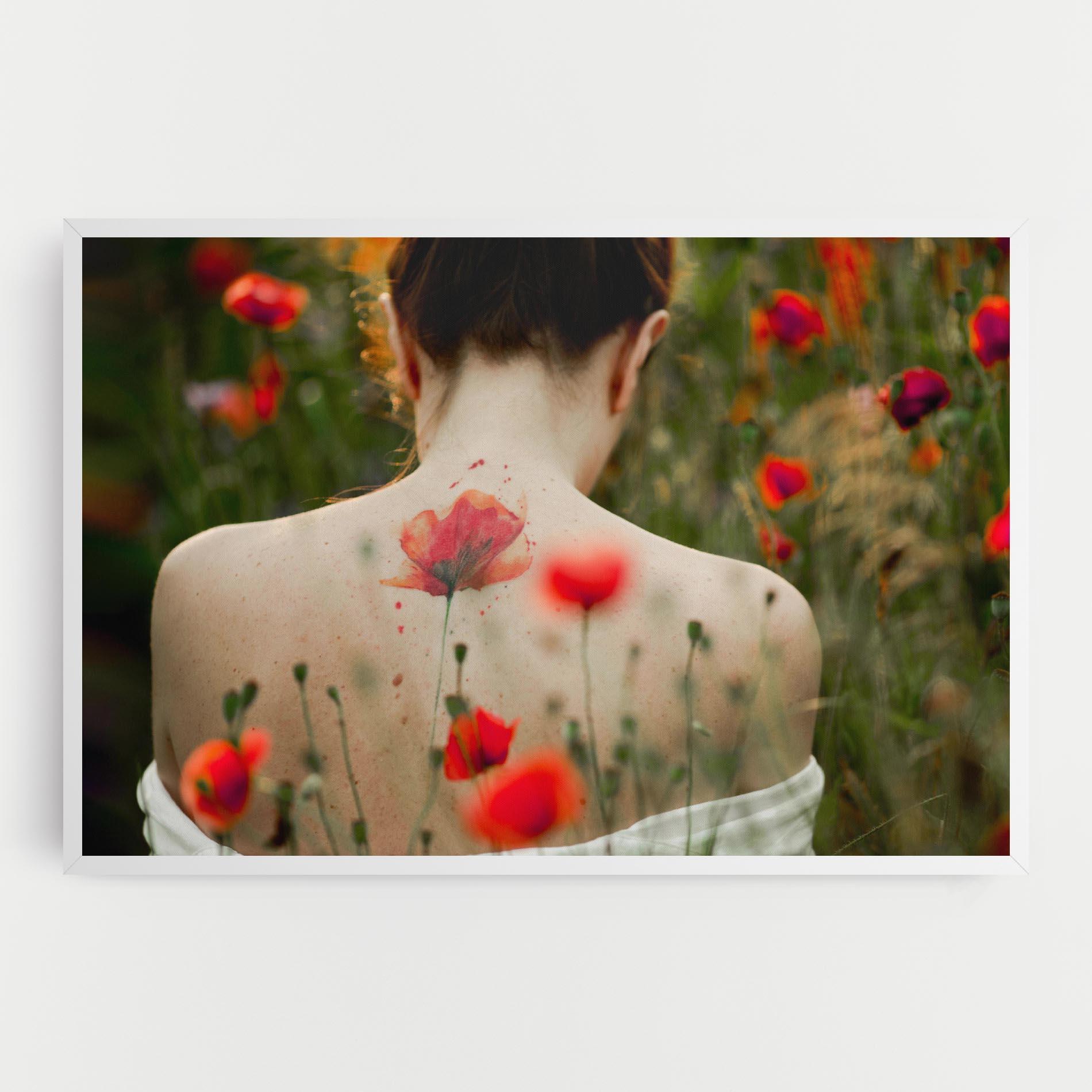 Tablou Canvas Poppy Tattoo mockup 0