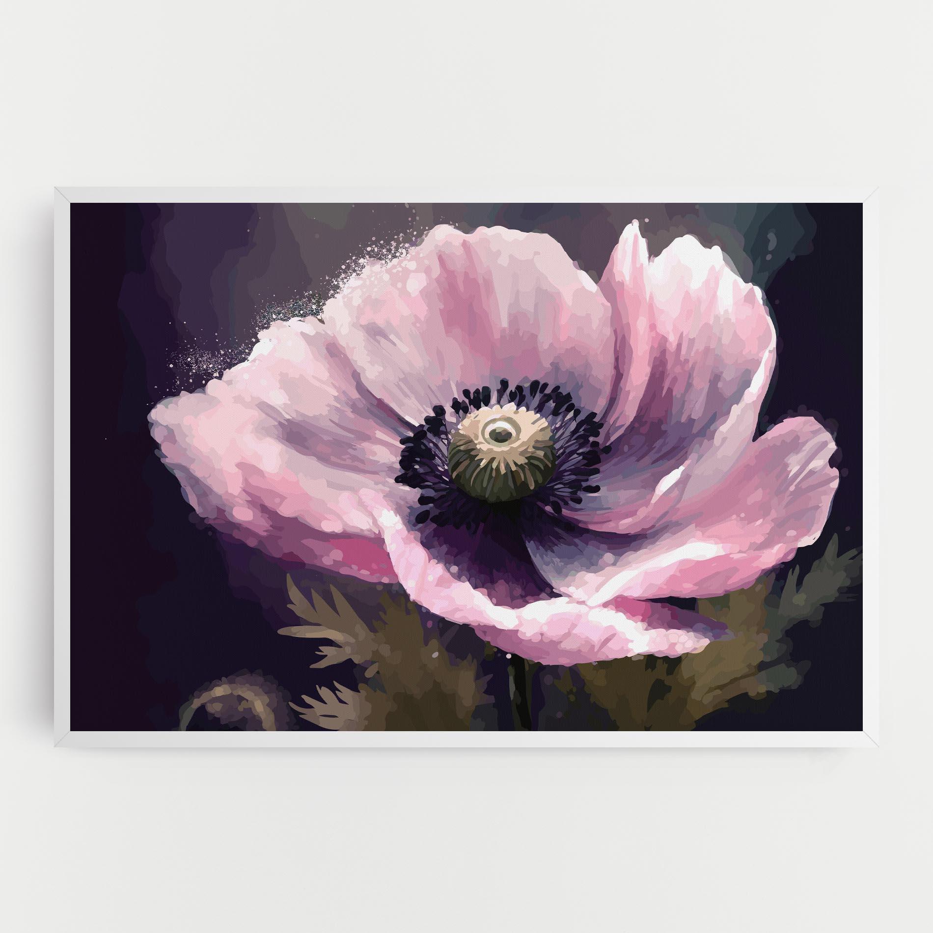 Tablou Canvas Pretty Pink Poppy mockup 0