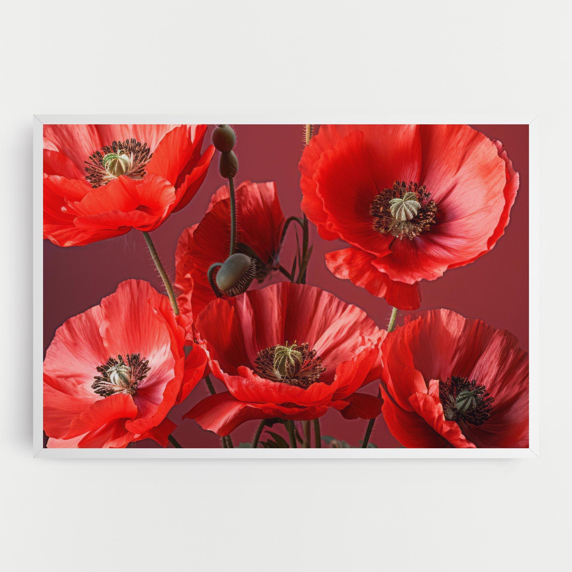 Tablou Canvas Red Poppies mockup 0