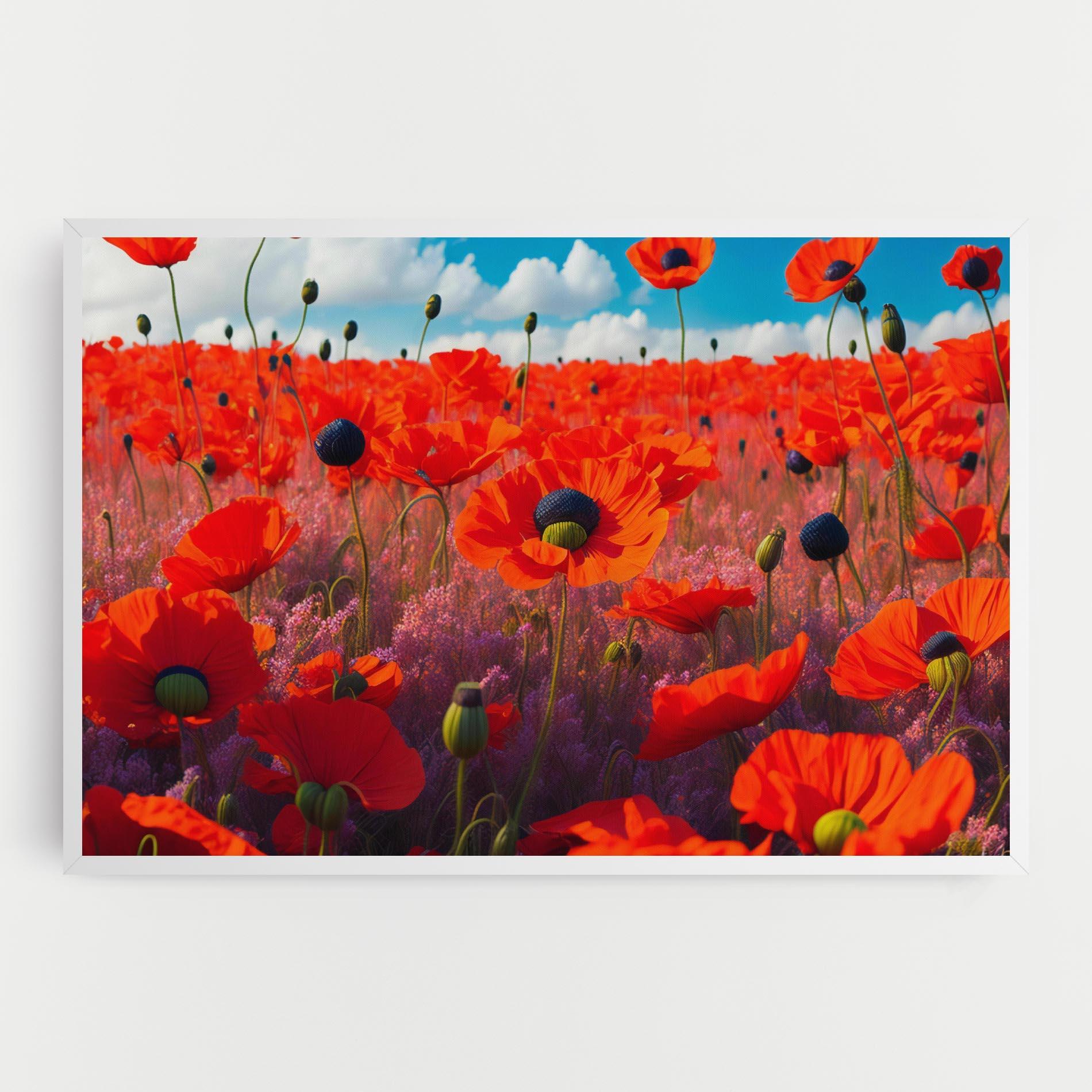 Tablou Canvas Wild Poppies mockup 0