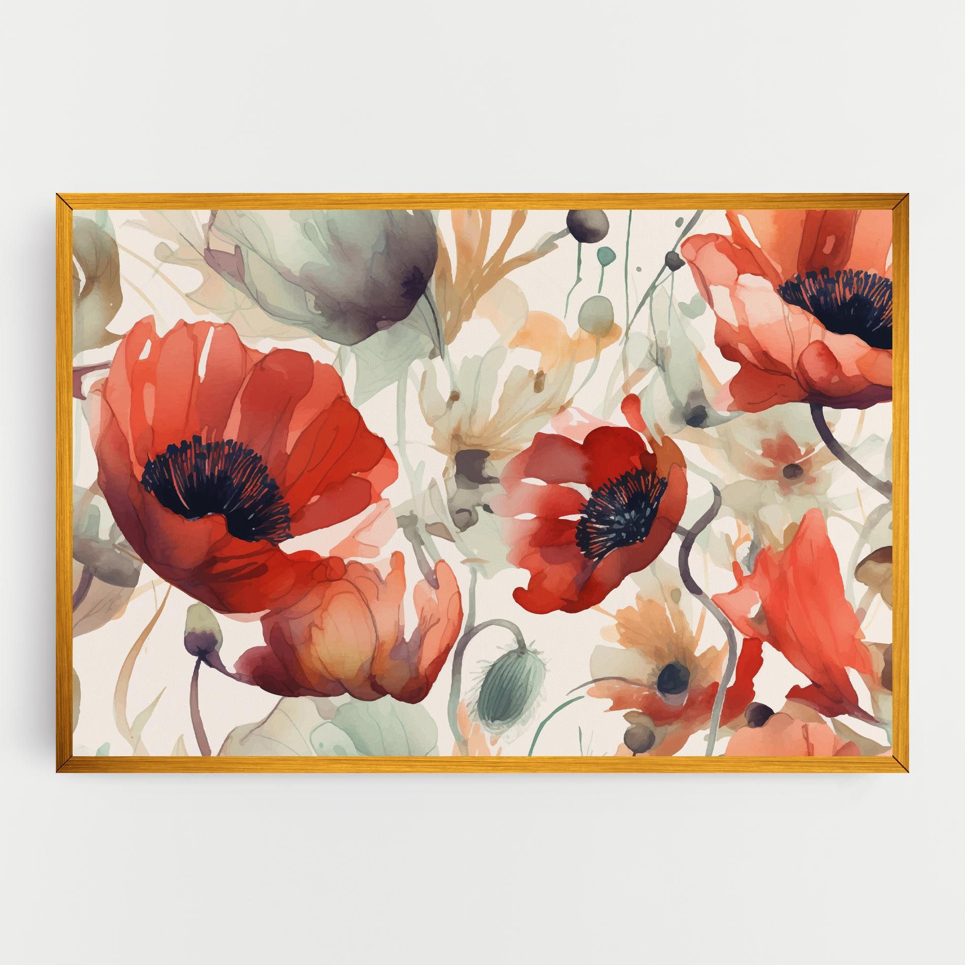 Poppy Red Cream mockup 0