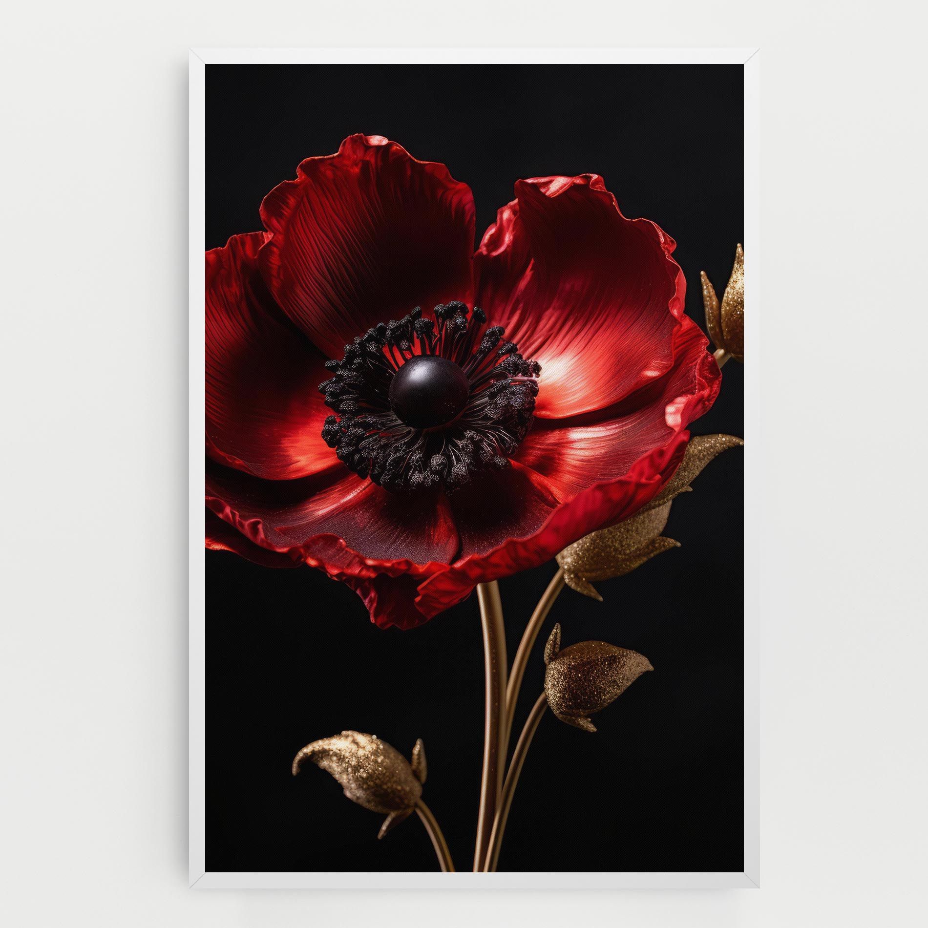 Dark Red Poppy mockup 0