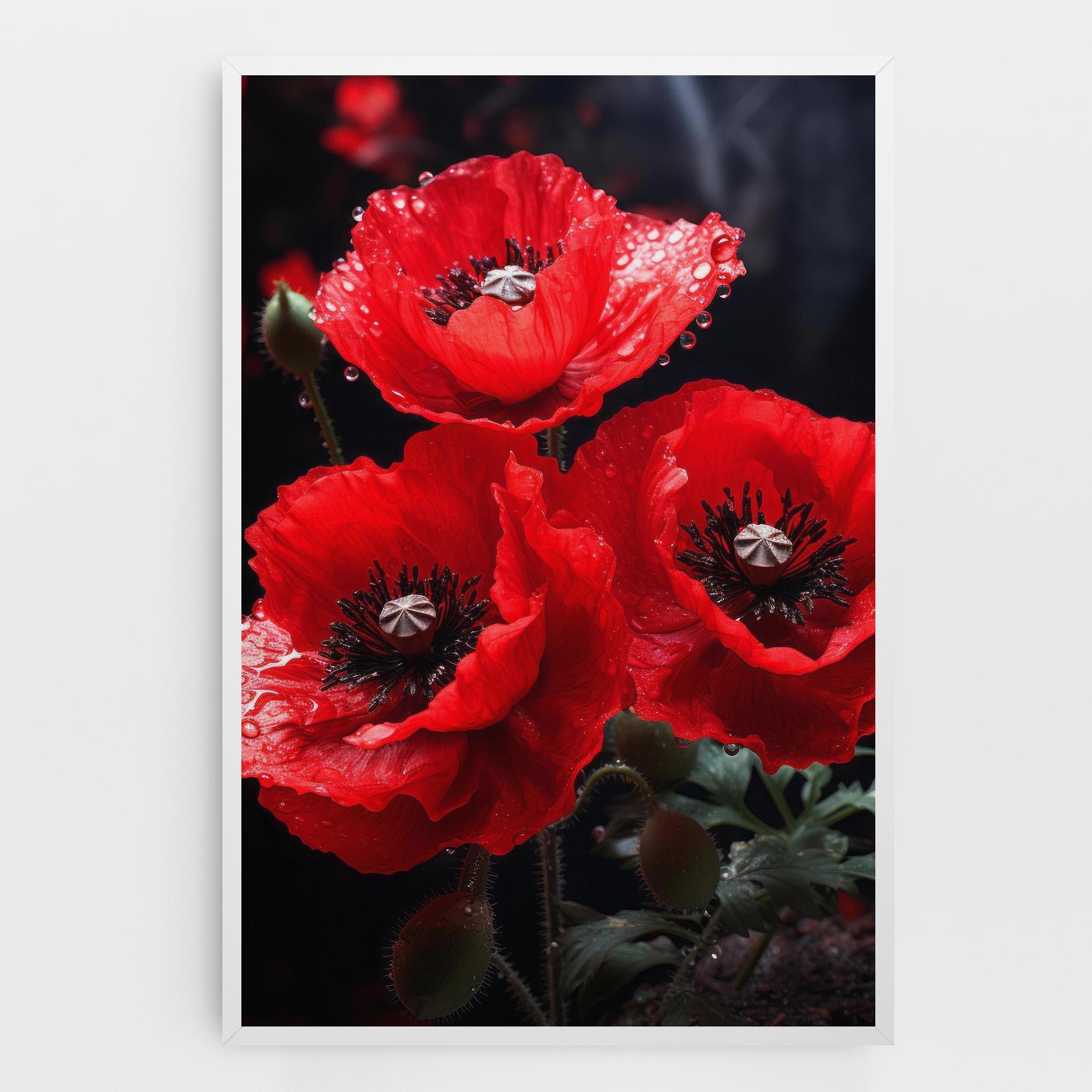 Tablou Canvas Red Poppy mockup 0