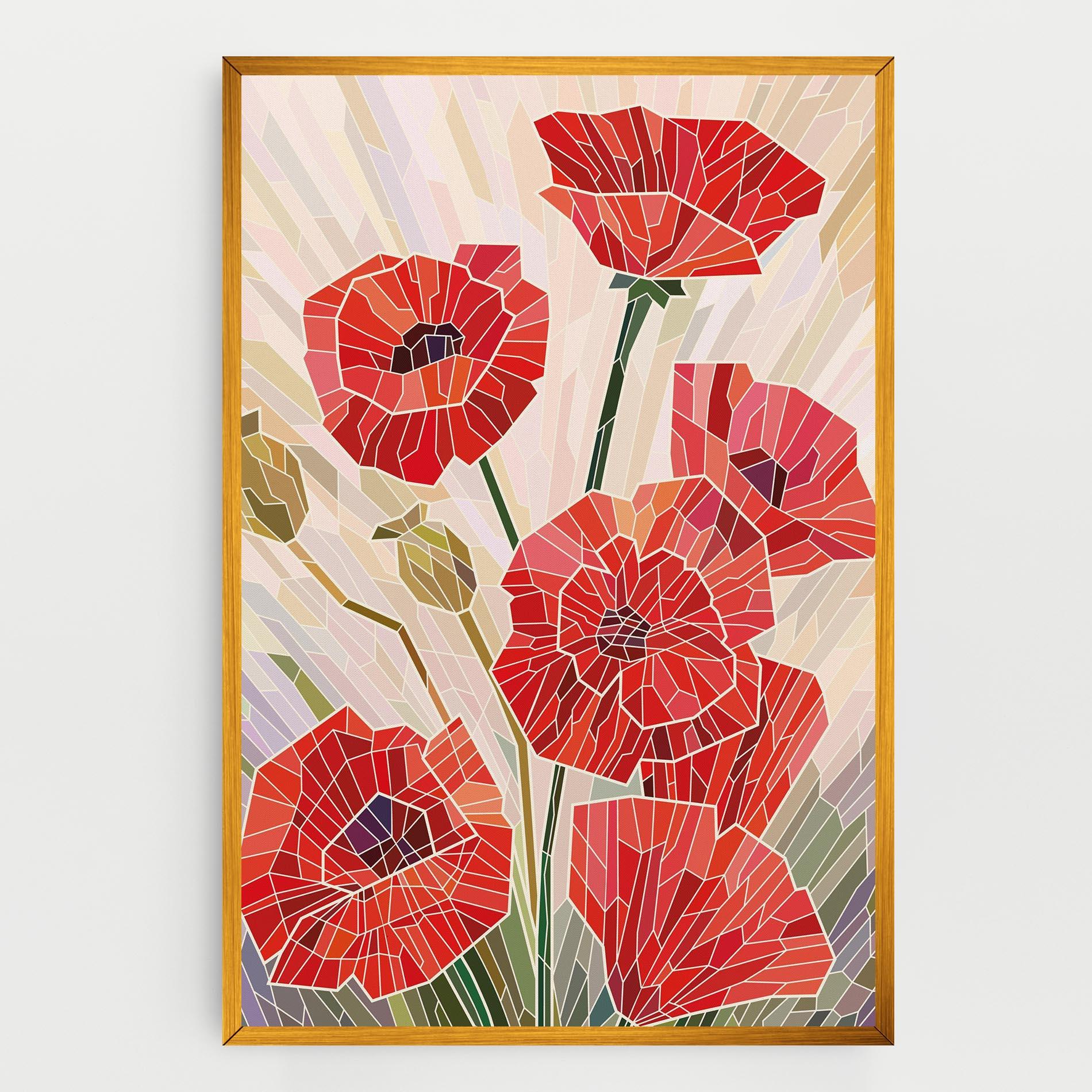 Tablou Canvas Poppy Glass mockup 0