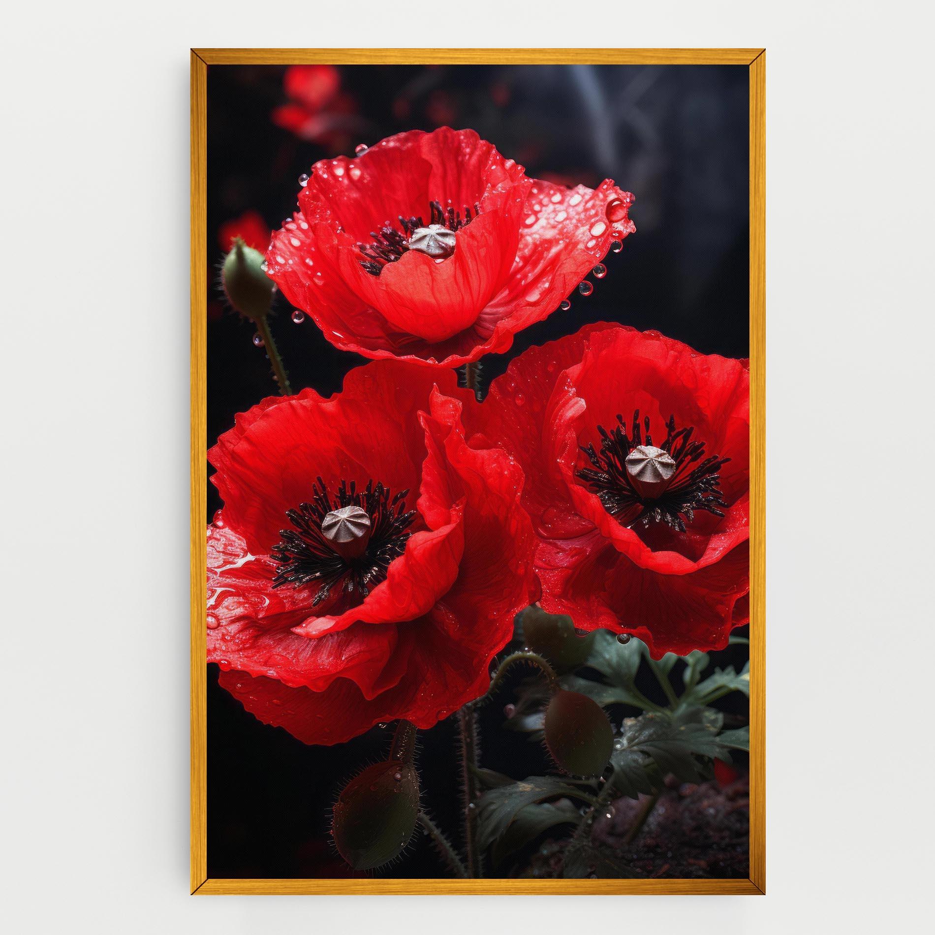 Tablou Canvas Red Poppy mockup 0