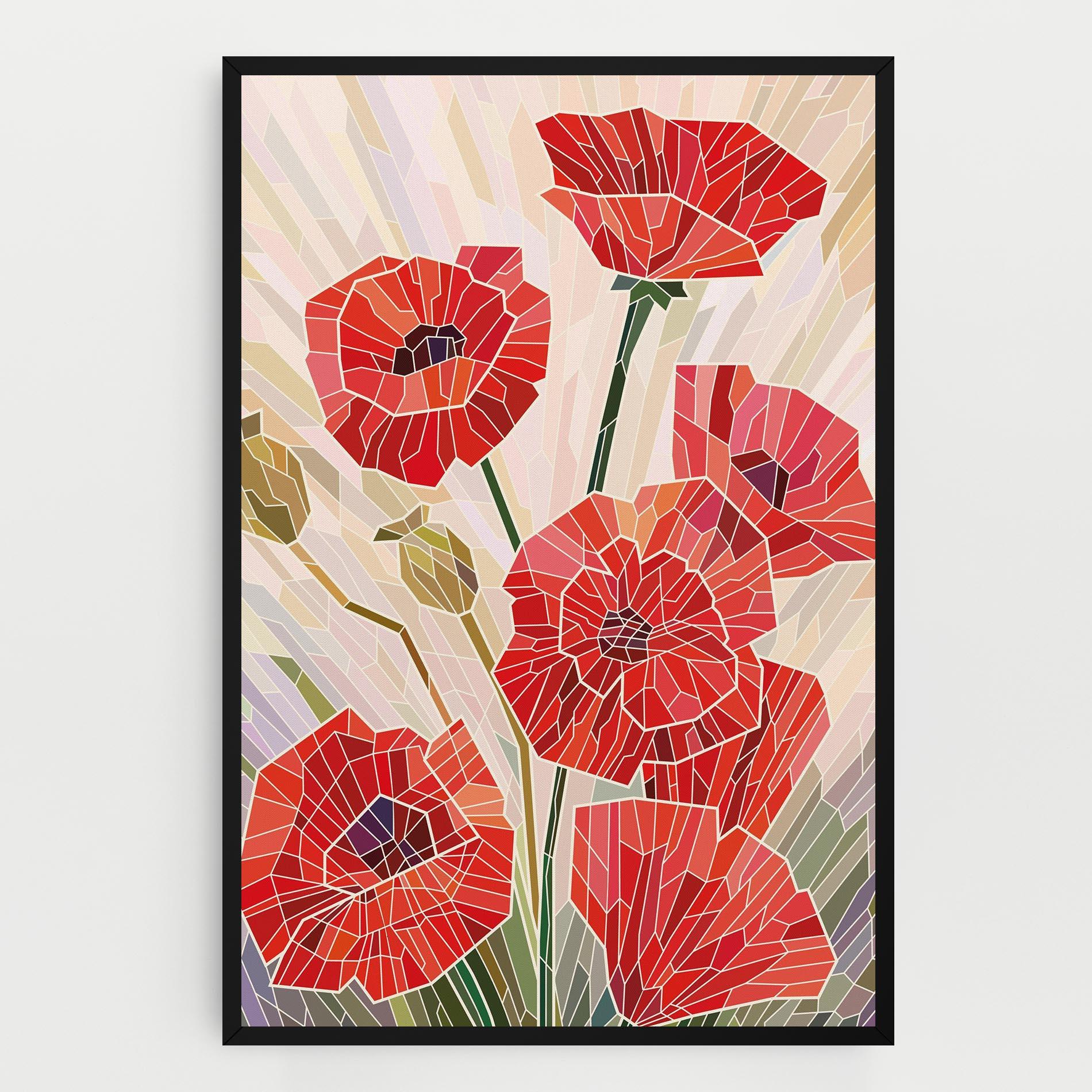 Tablou Canvas Poppy Glass mockup 0