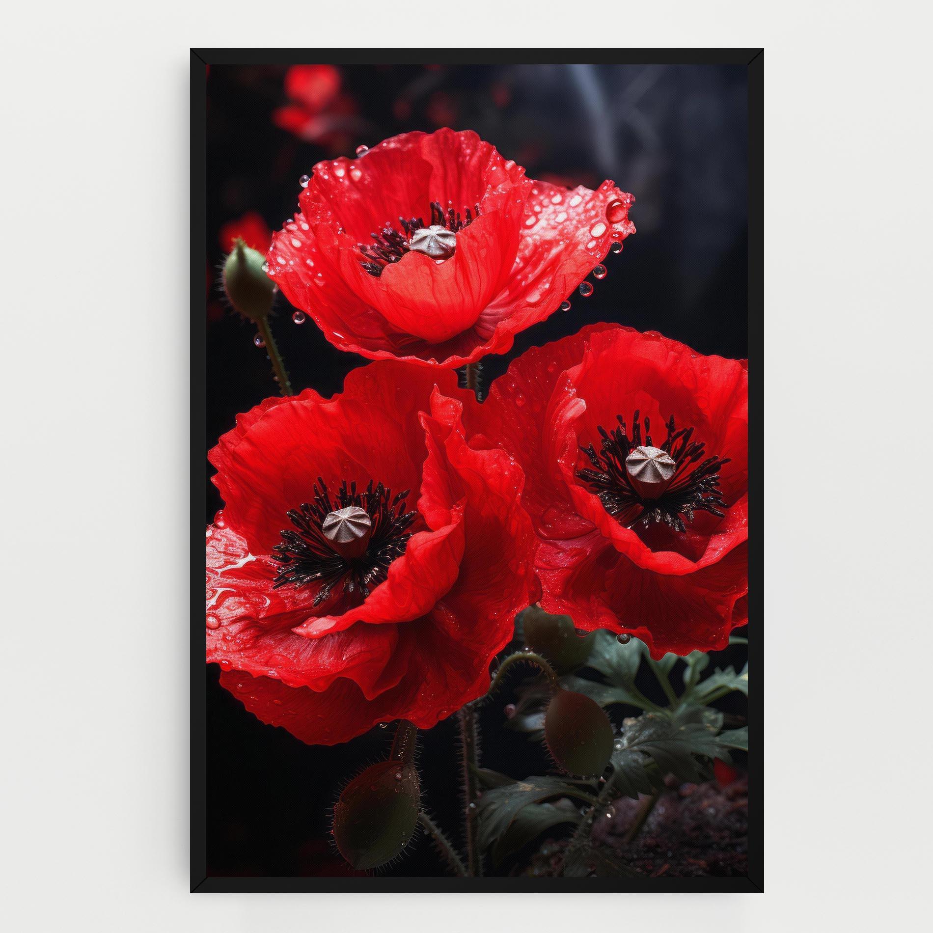 Tablou Canvas Red Poppy mockup 0