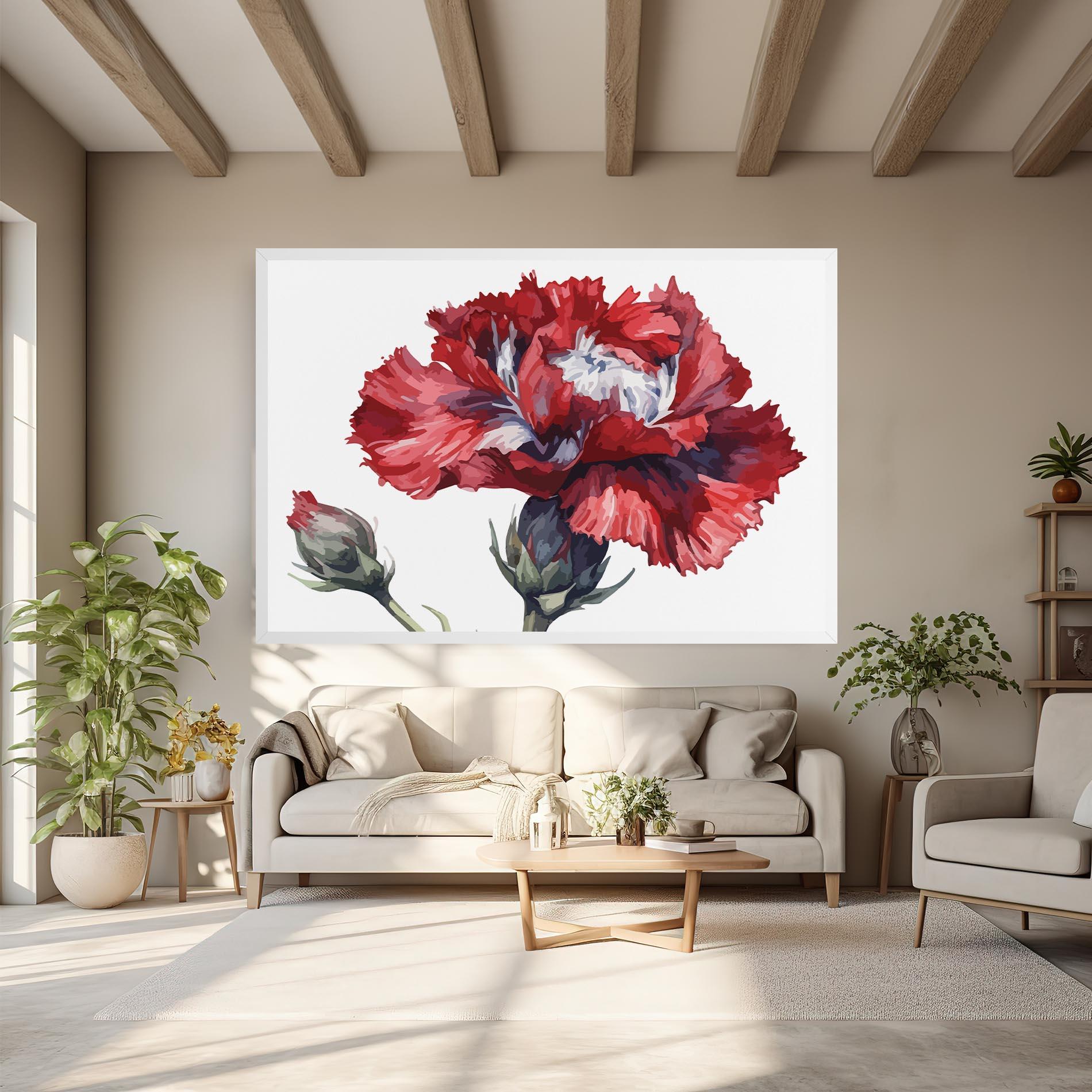 Tablou Canvas Pretty Poppy mockup 6