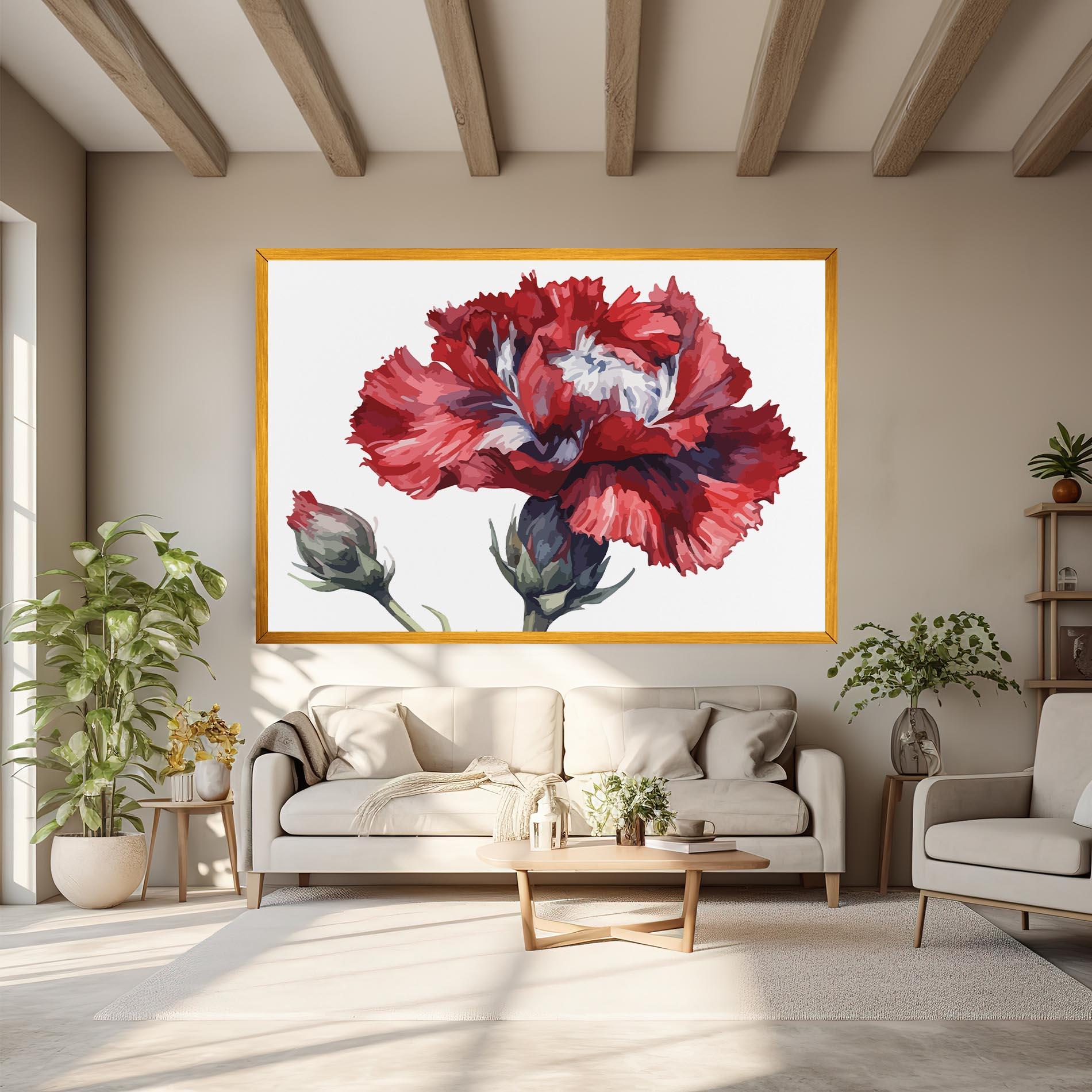 Tablou Canvas Pretty Poppy mockup 6