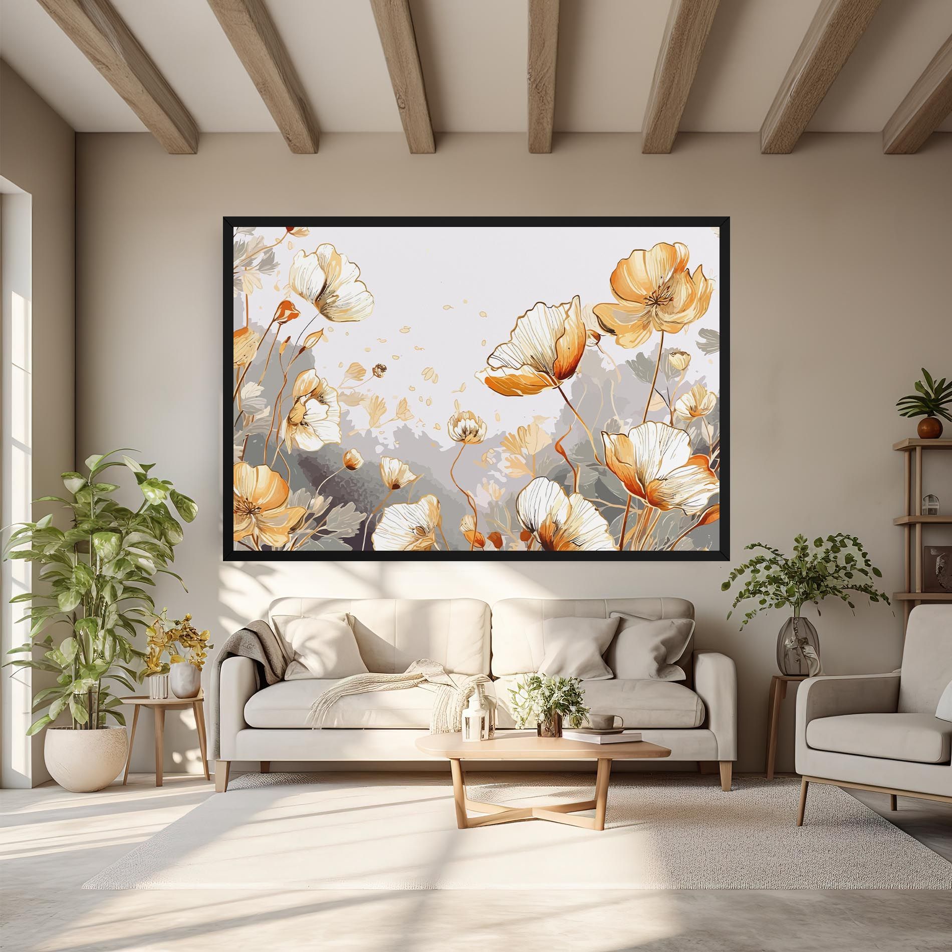 Gold Poppies mockup 6