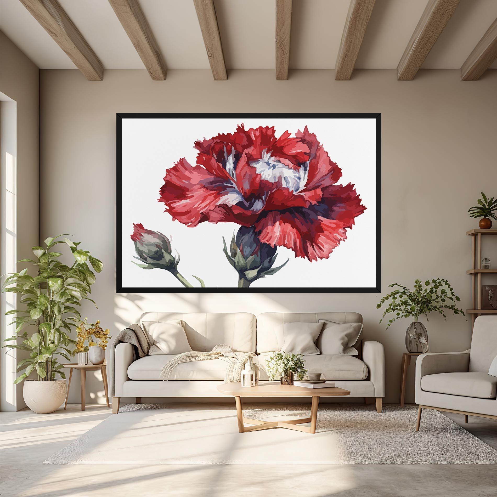 Tablou Canvas Pretty Poppy mockup 6