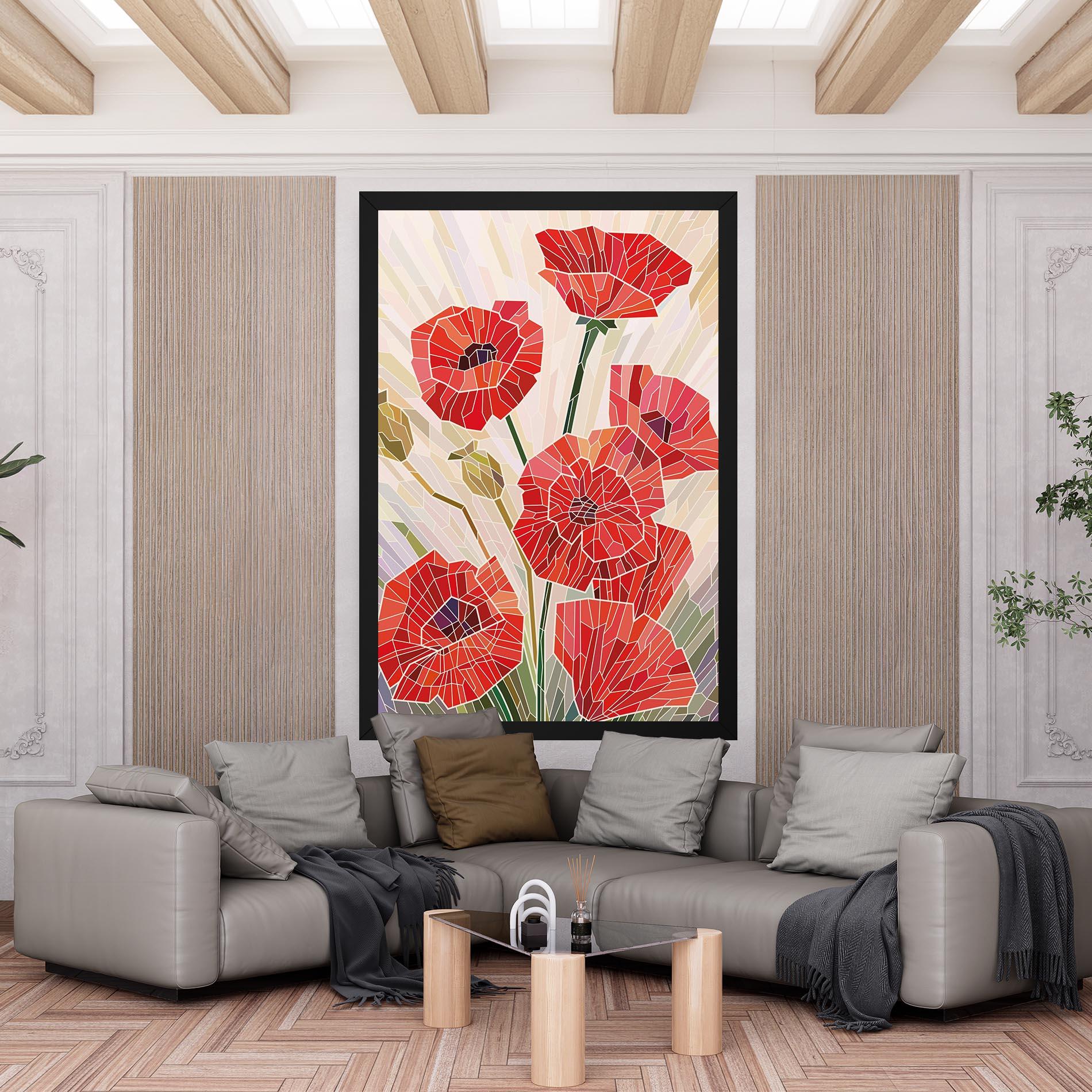 Tablou Canvas Poppy Glass mockup 6