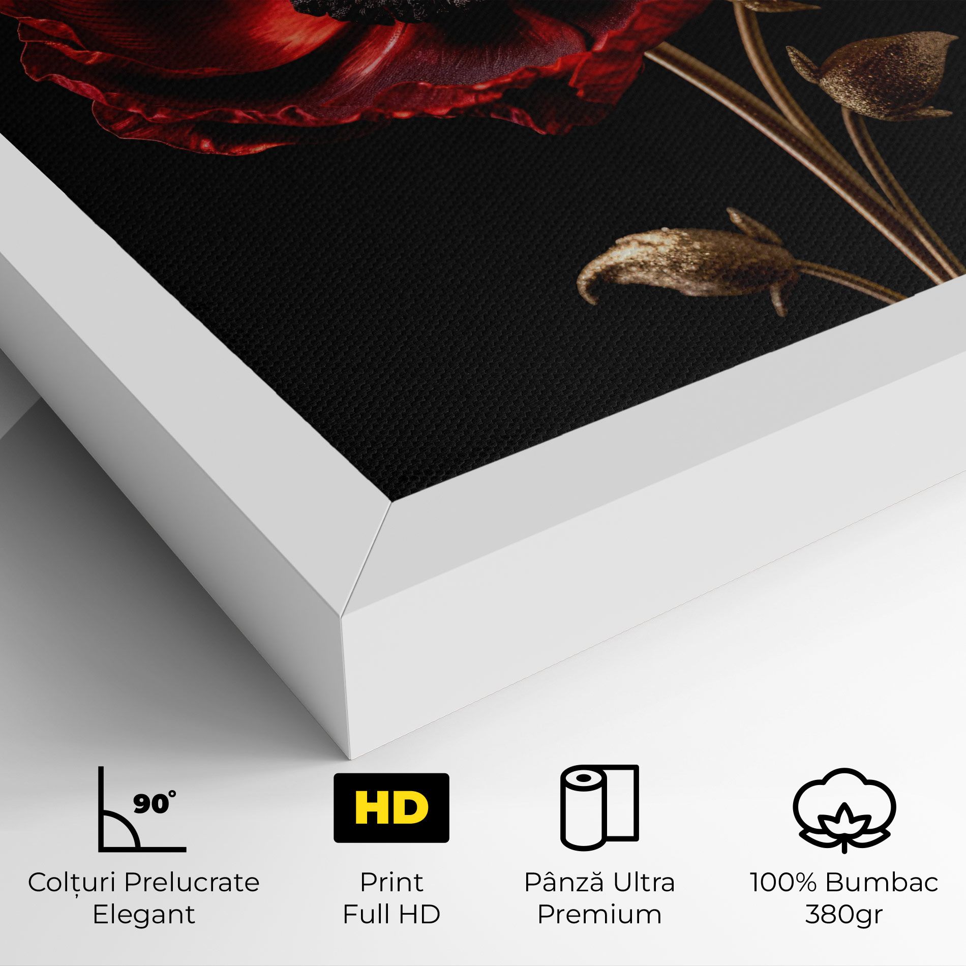 Dark Red Poppy mockup 4
