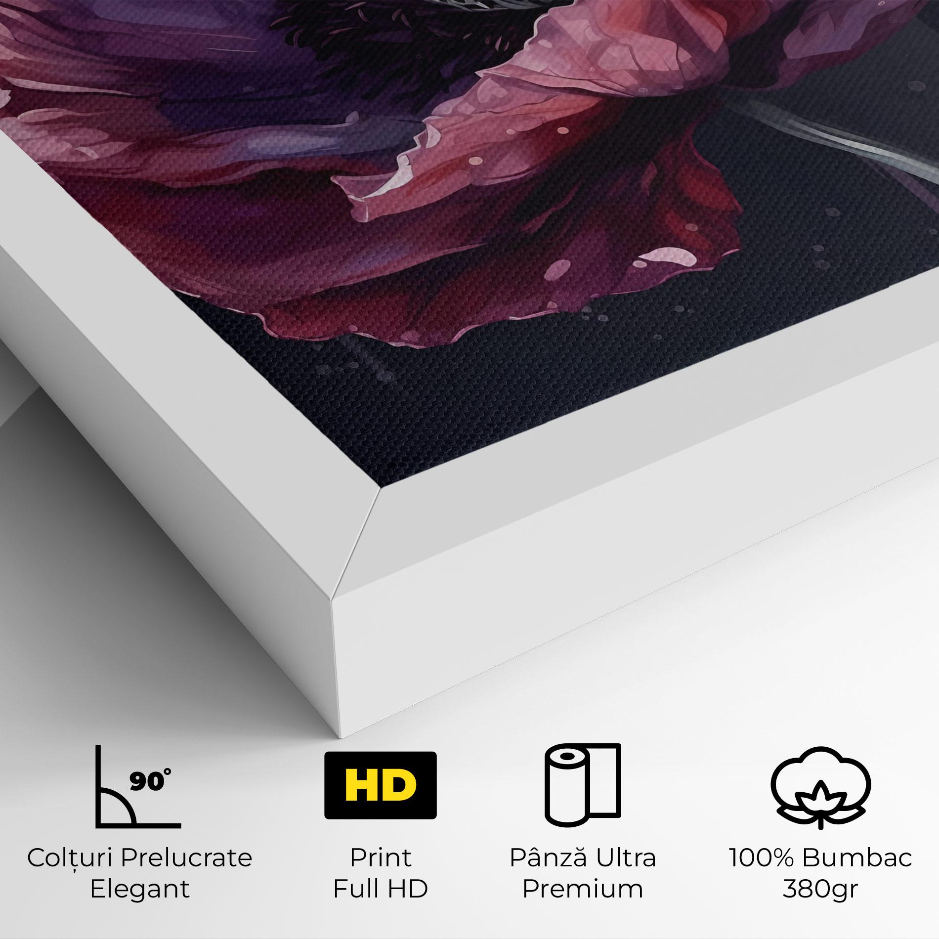 Tablou Canvas Light Purple Poppy mockup 4