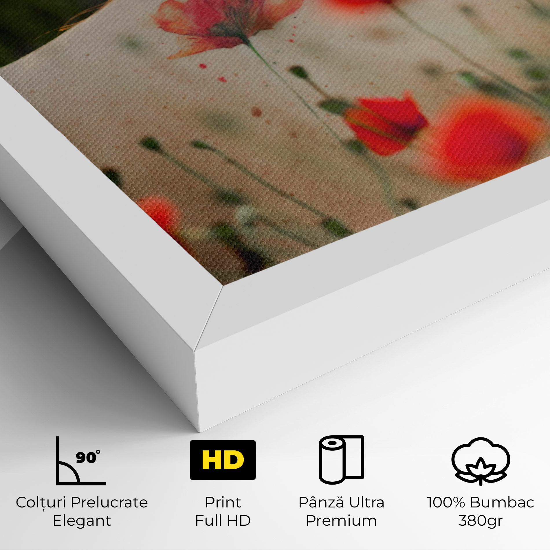 Tablou Canvas Poppy Tattoo mockup 4