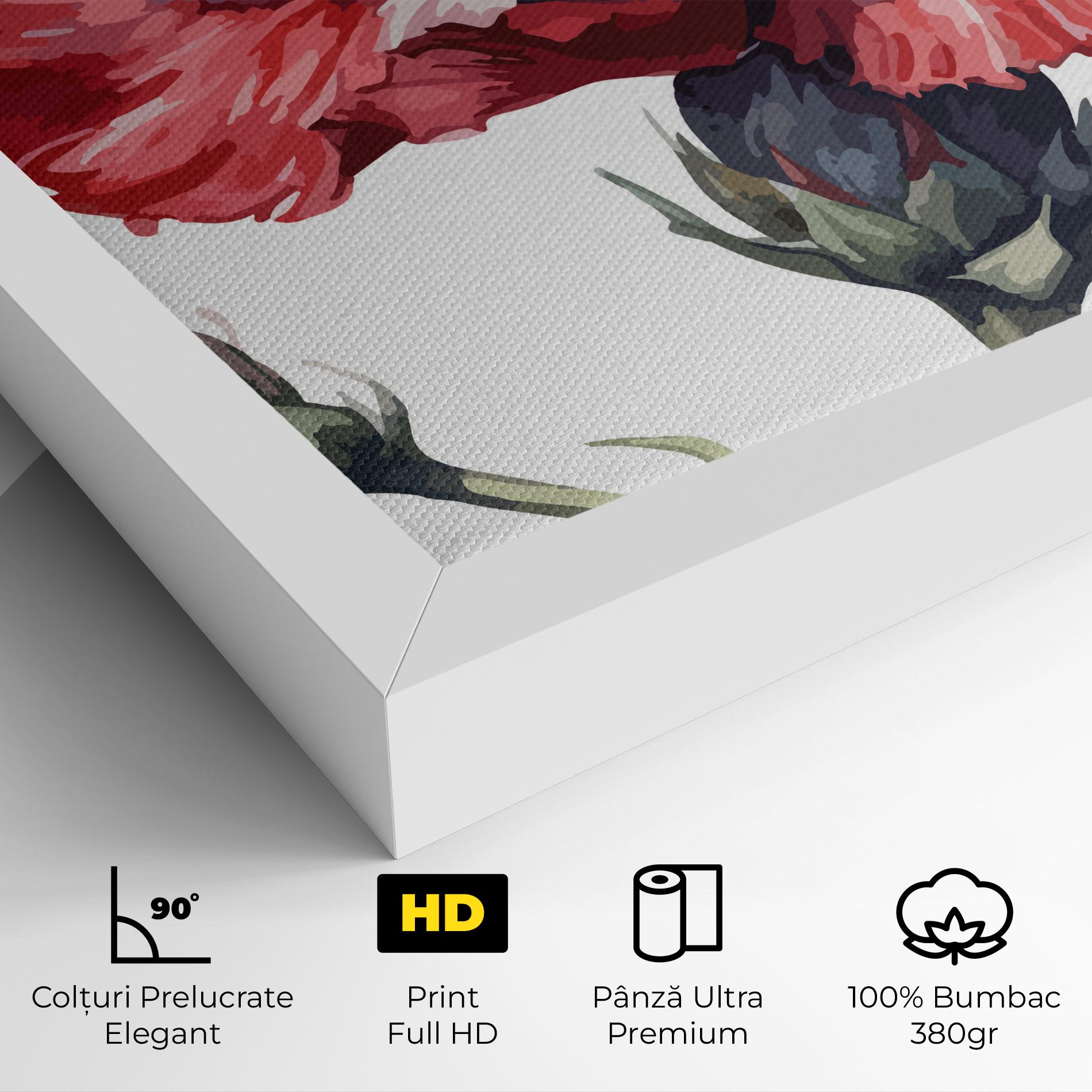 Tablou Canvas Pretty Poppy mockup 4