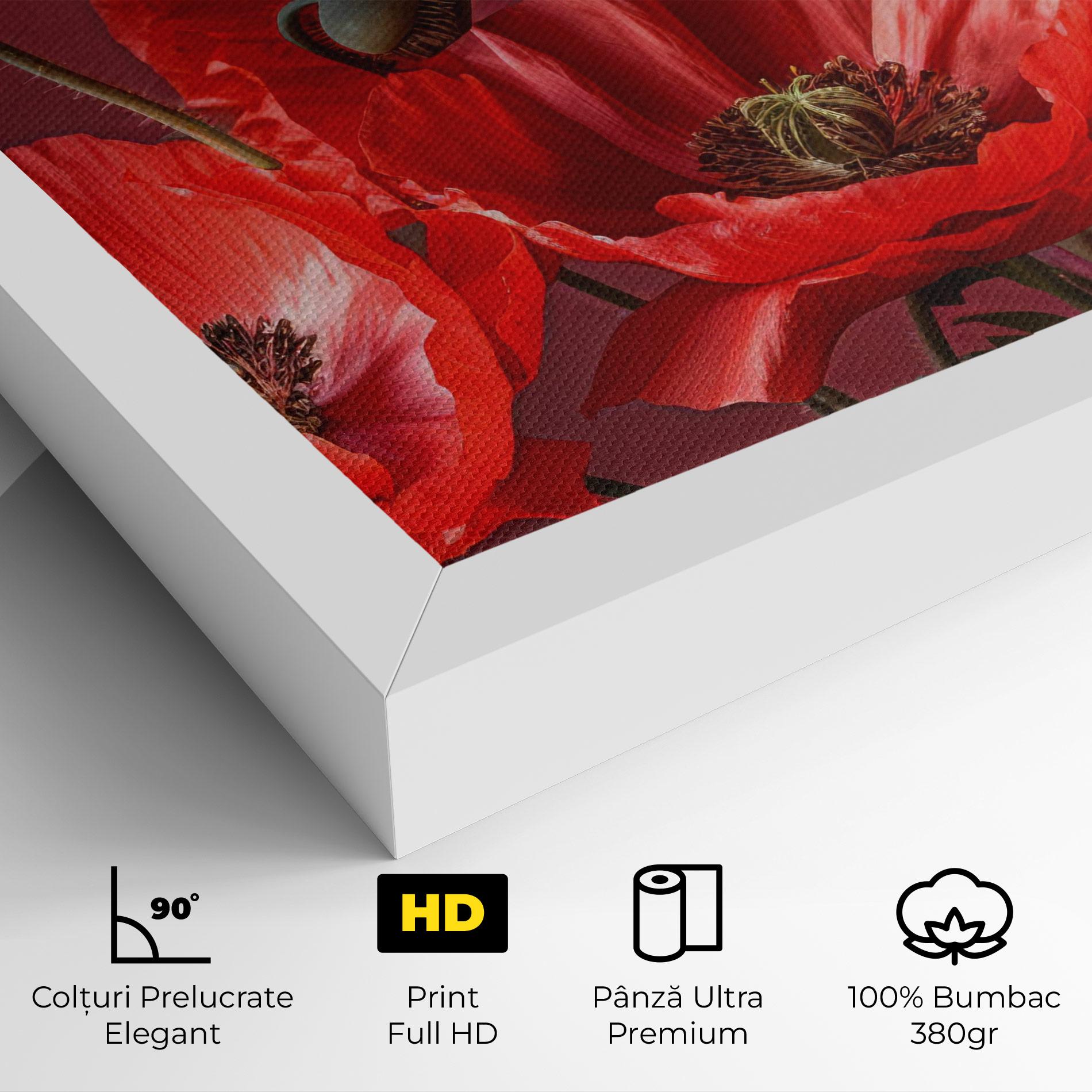 Tablou Canvas Red Poppies mockup 4