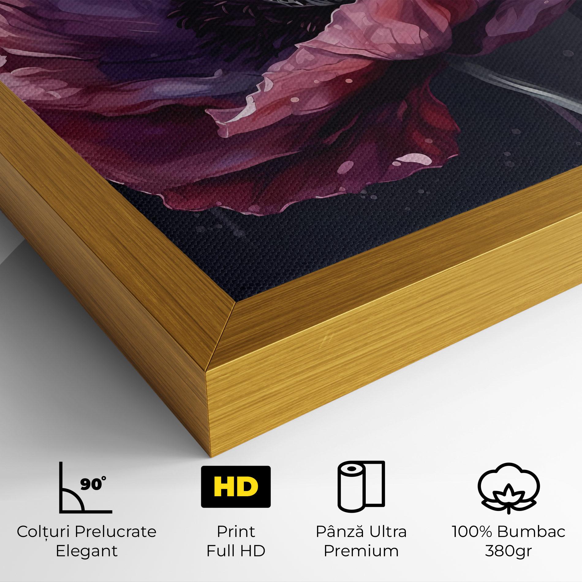 Tablou Canvas Light Purple Poppy mockup 4