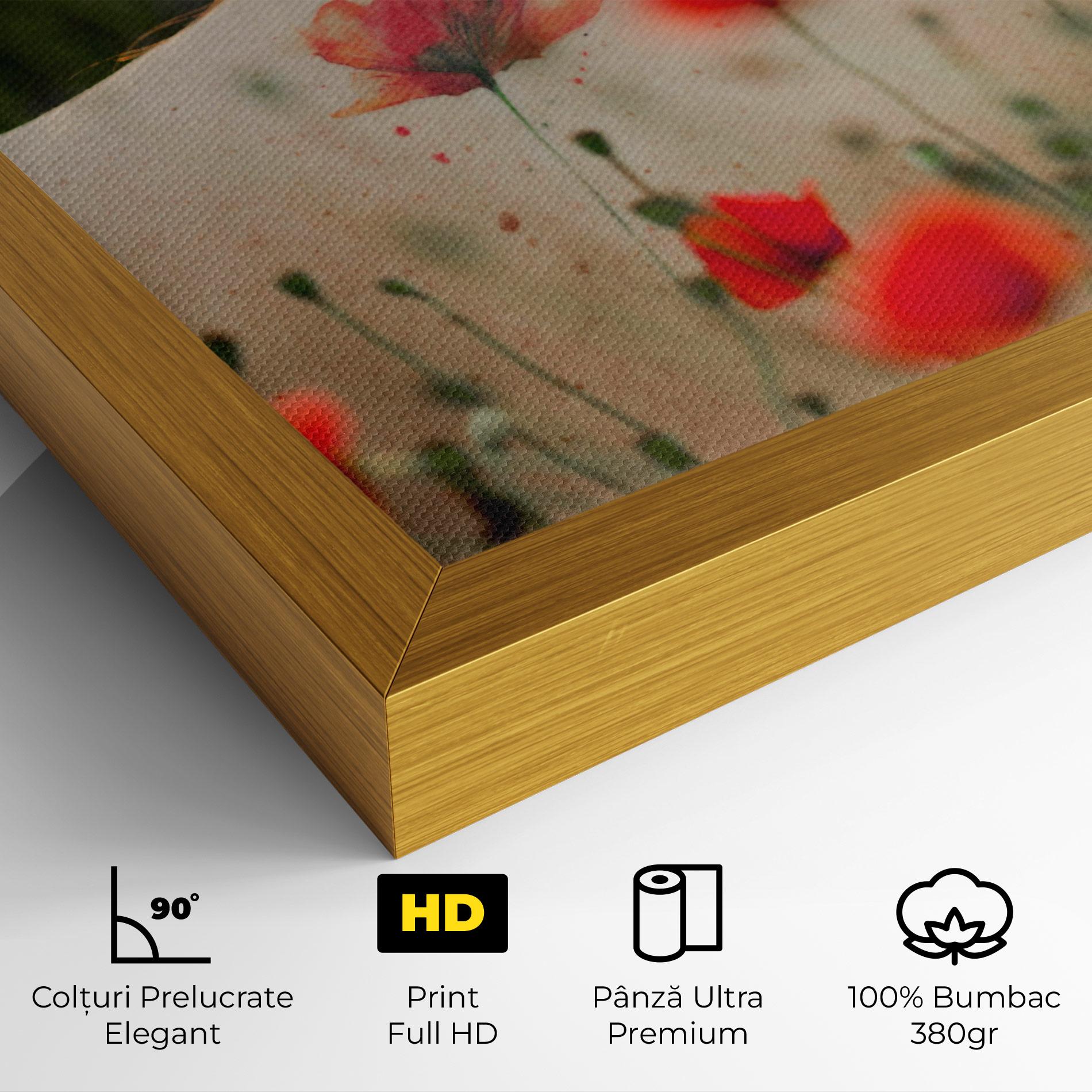 Tablou Canvas Poppy Tattoo mockup 4