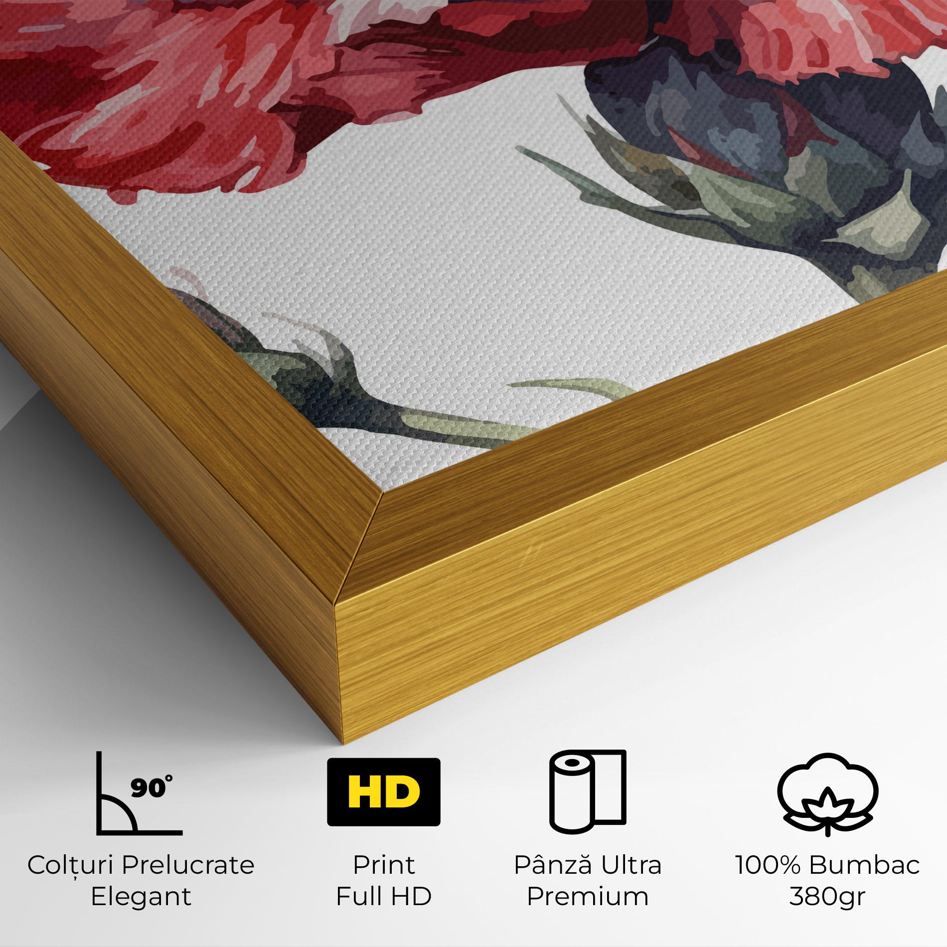 Tablou Canvas Pretty Poppy mockup 4
