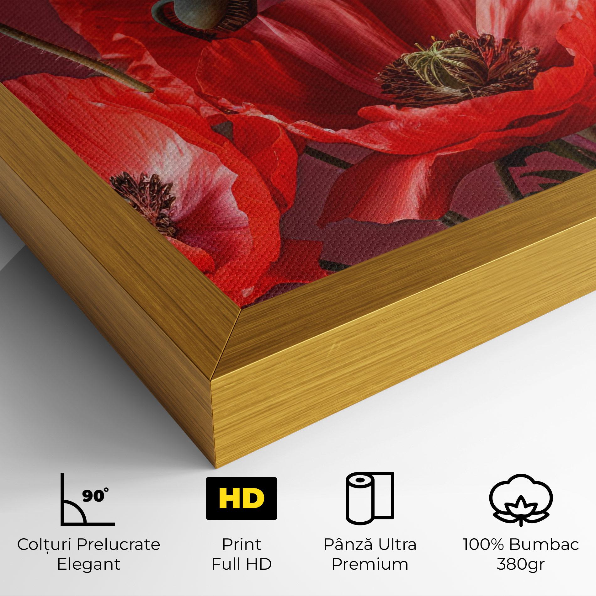 Tablou Canvas Red Poppies mockup 4