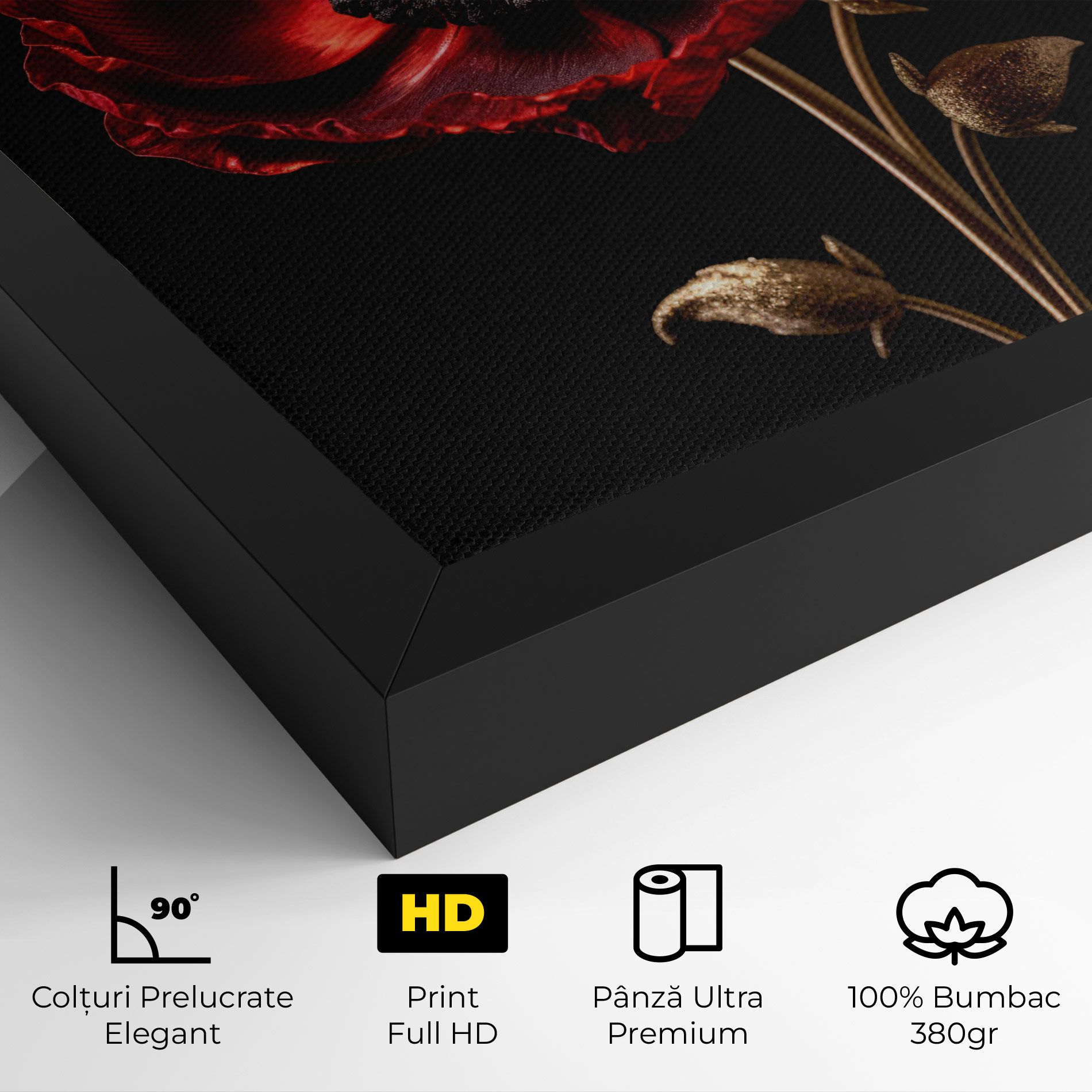 Dark Red Poppy mockup 4