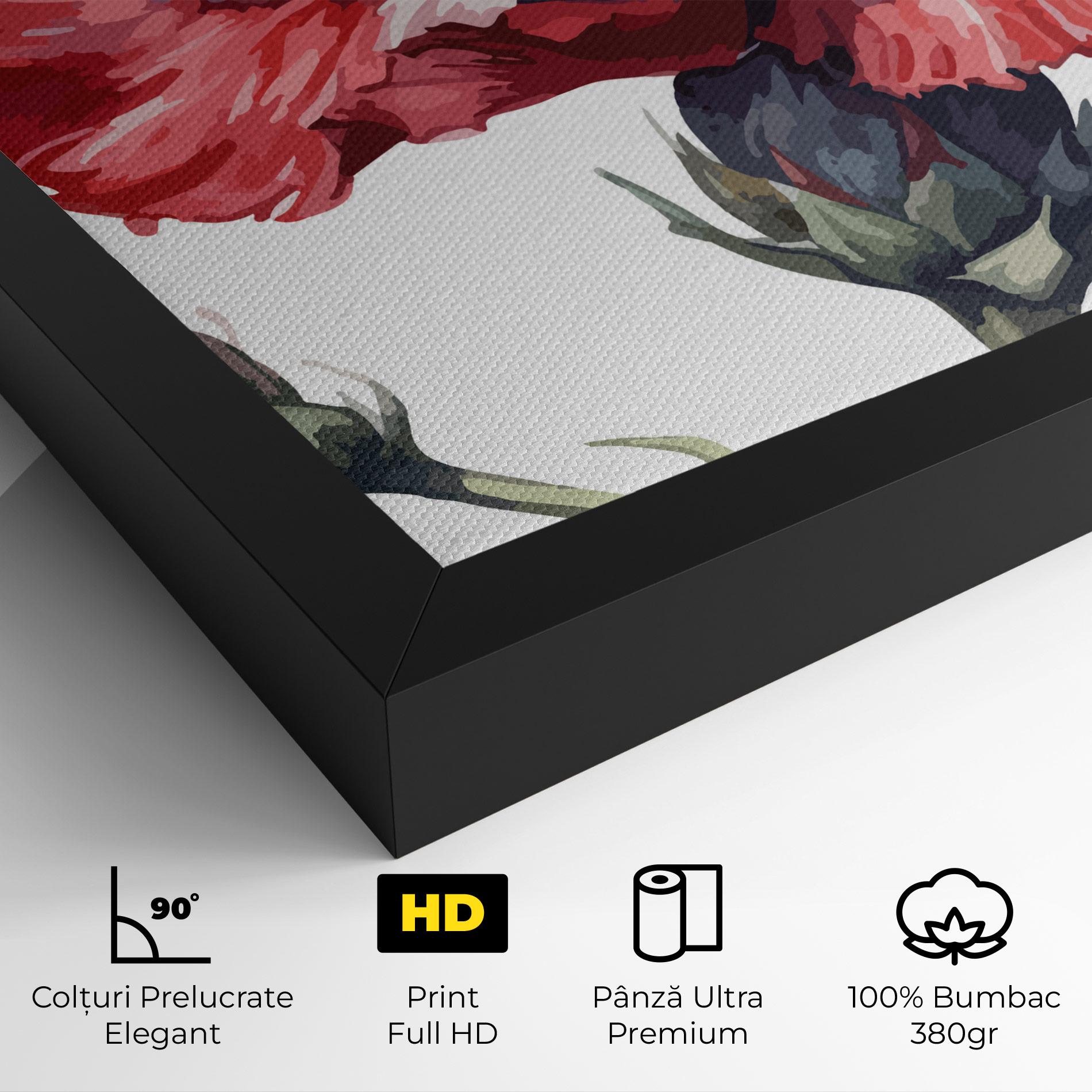 Tablou Canvas Pretty Poppy mockup 4