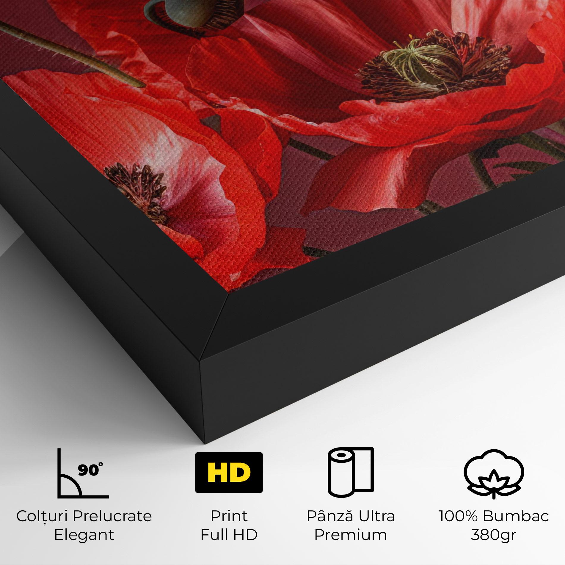Tablou Canvas Red Poppies mockup 4