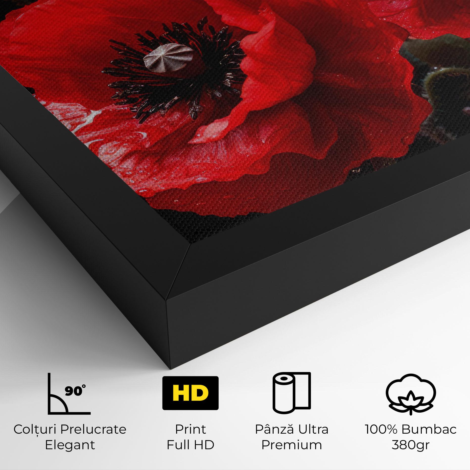 Tablou Canvas Red Poppy mockup 4