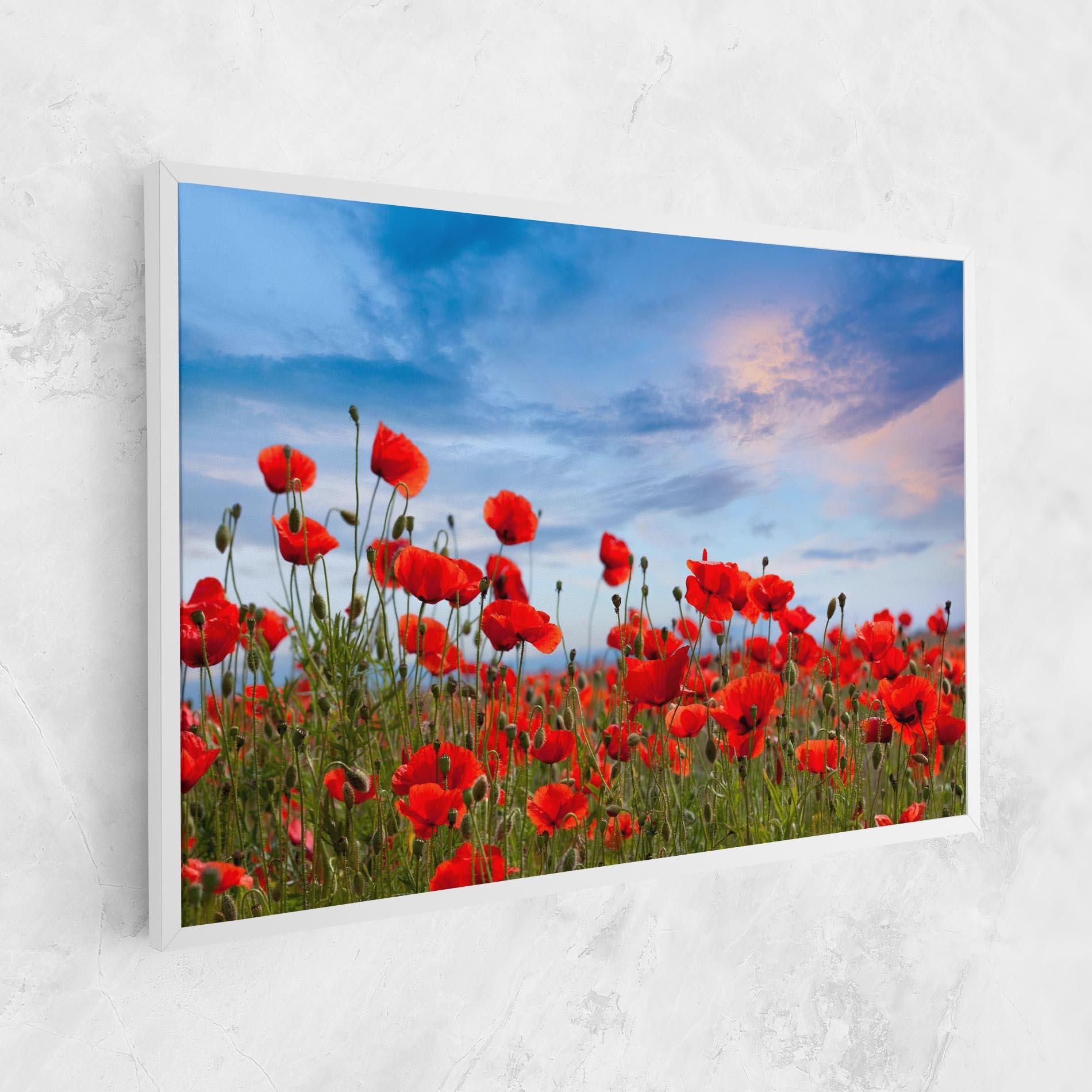 Tablou Canvas Poppy Field mockup 1